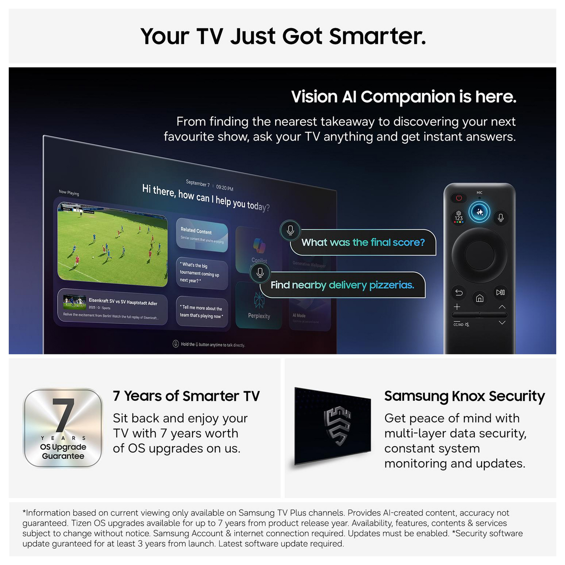 Samsung QE75QN73HA 75 4K Ultra HD HDR Neo QLED Vision AI Smart LED TV, photo 5