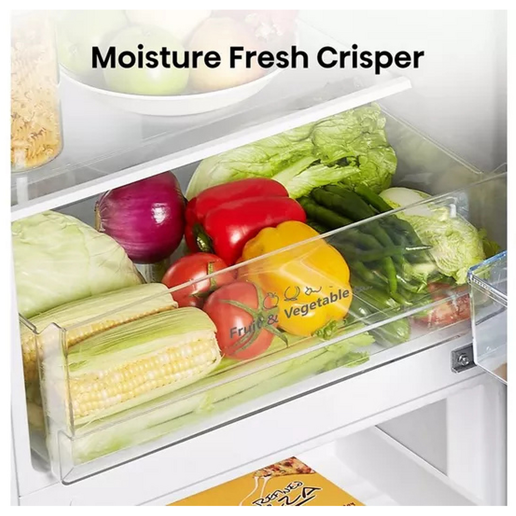 Hisense RB327N4BCE Freestanding 50/50 Total No Frost Fridge Freezer Stainless Steel, photo 3