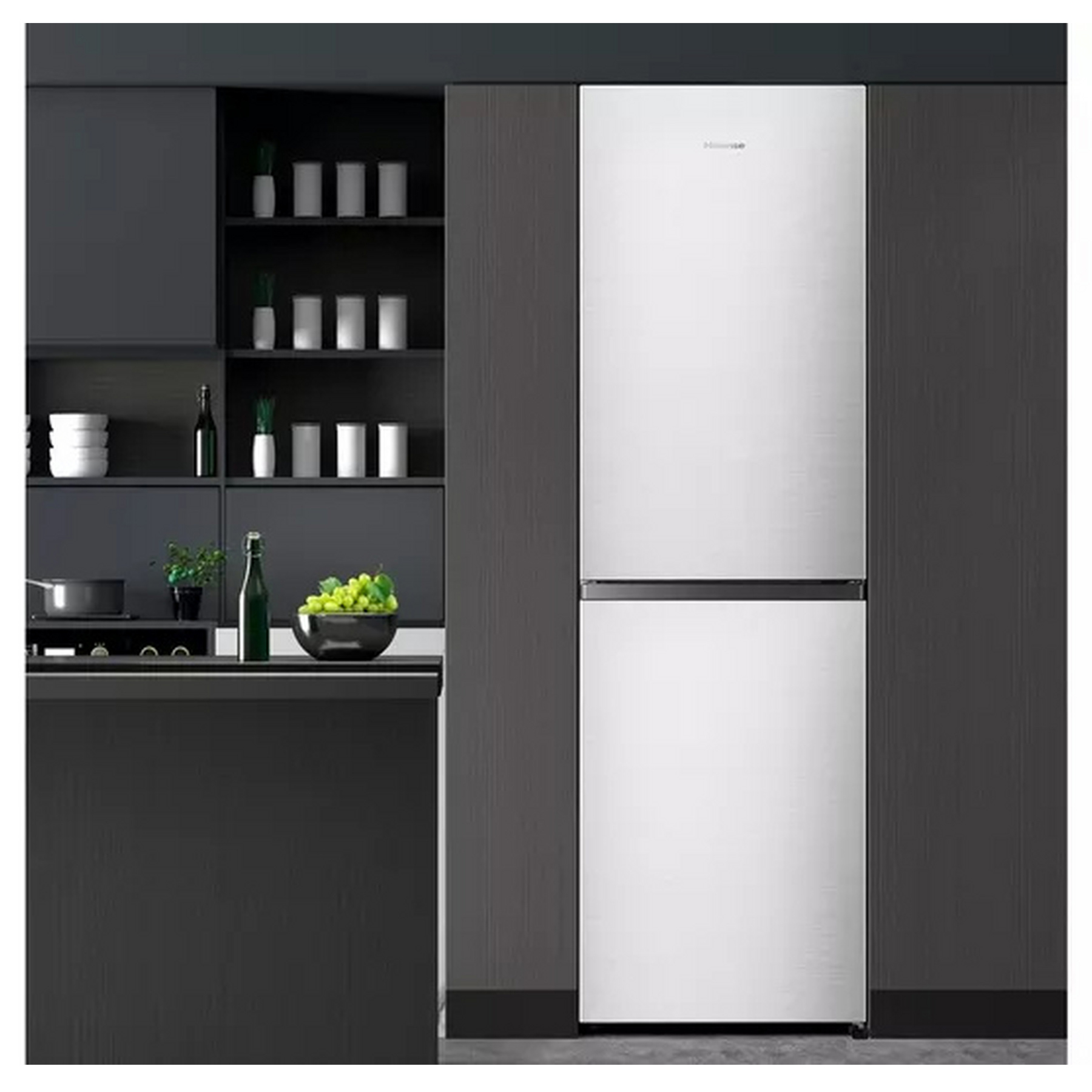 Hisense RB327N4BCE Freestanding 50/50 Total No Frost Fridge Freezer Stainless Steel, photo 5