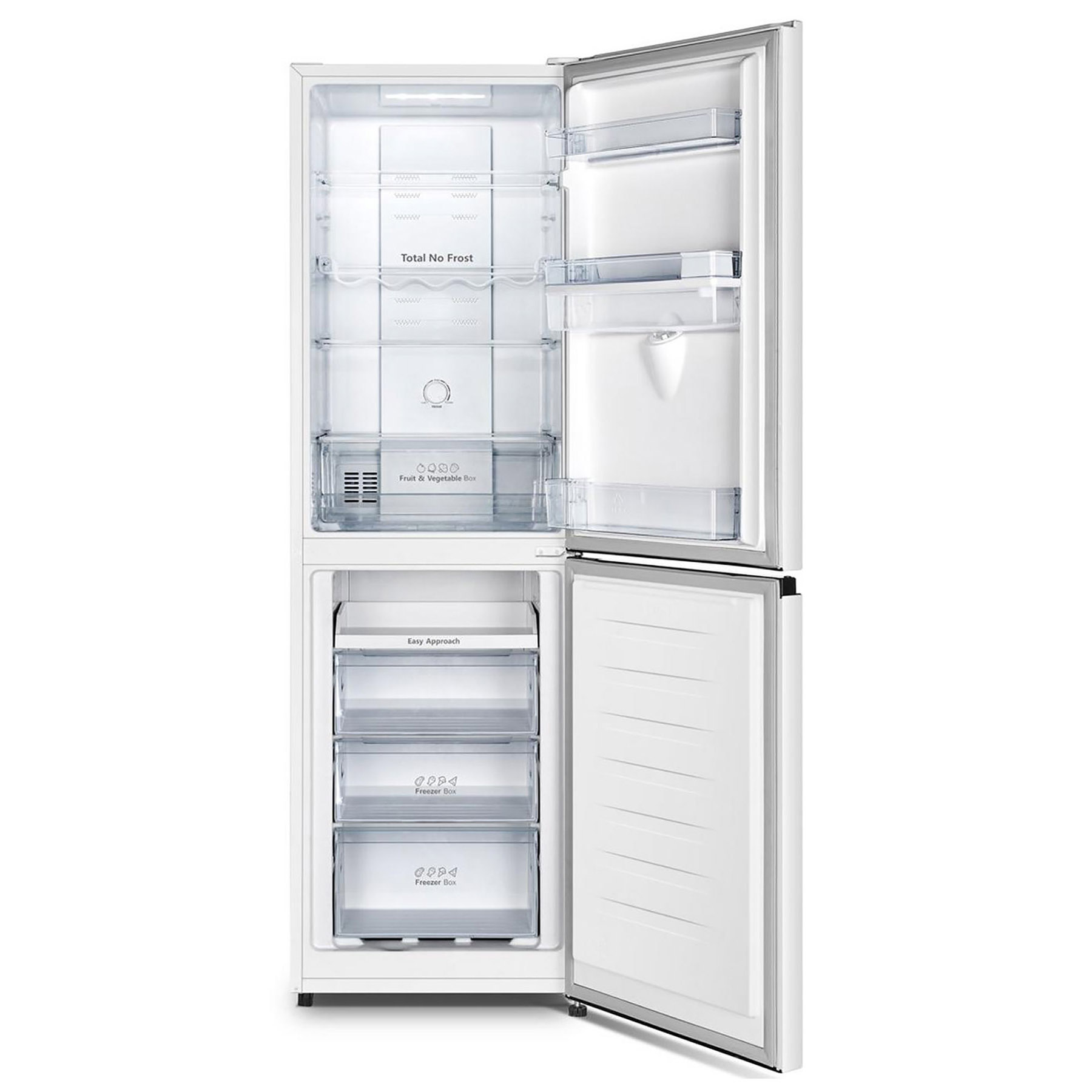 Hisense RB327N4WWE 182cm High 50 50 Frost Free Fridge Freezer in White, photo 3