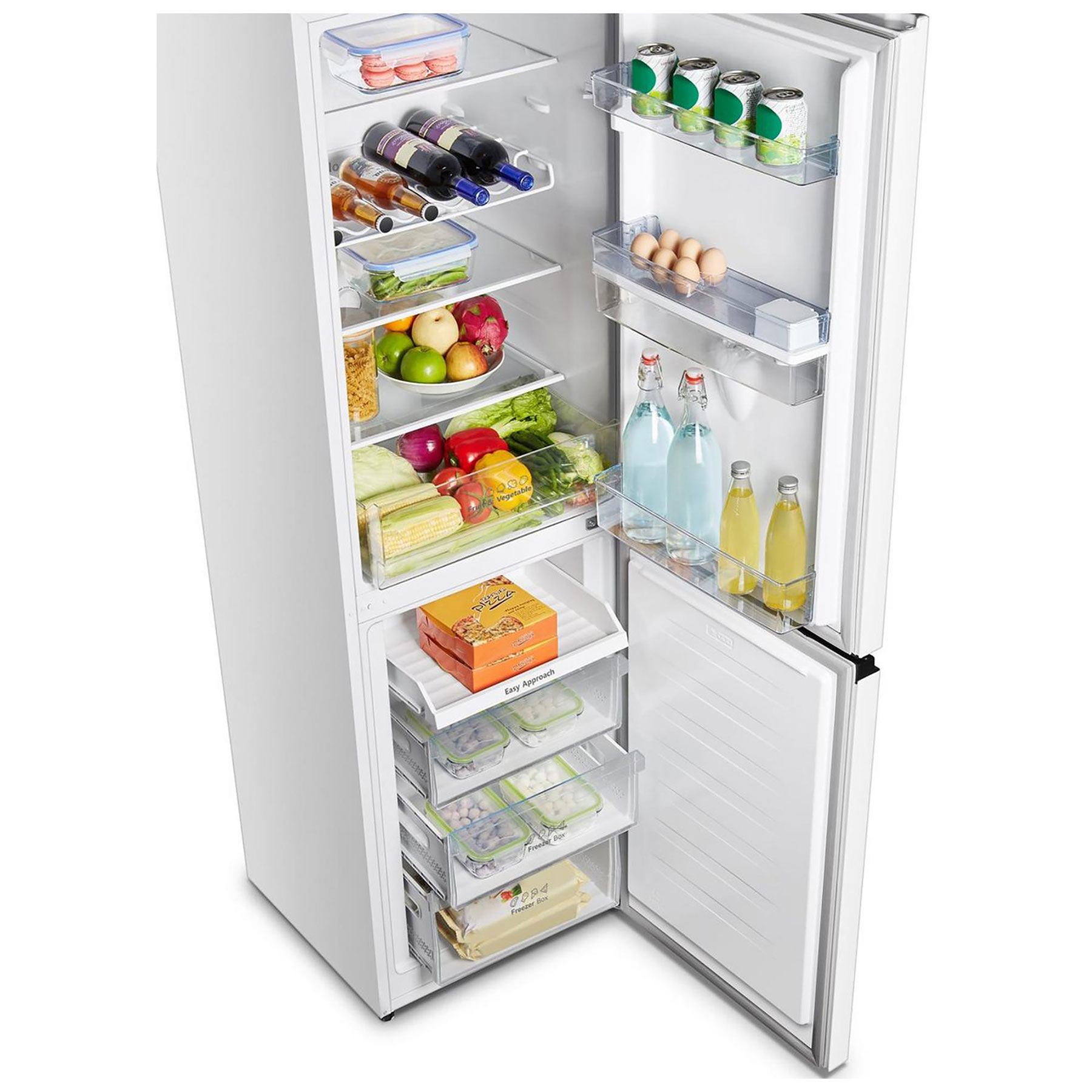 Hisense RB327N4WWE 182cm High 50 50 Frost Free Fridge Freezer in White, photo 5