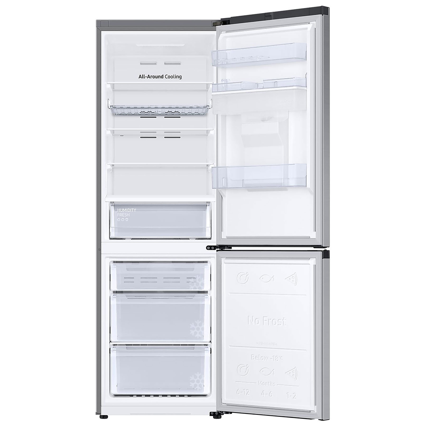 Samsung RB34C632ESA Series 7 185cm High 60 40 Frost Free Fridge Freeze, photo 2
