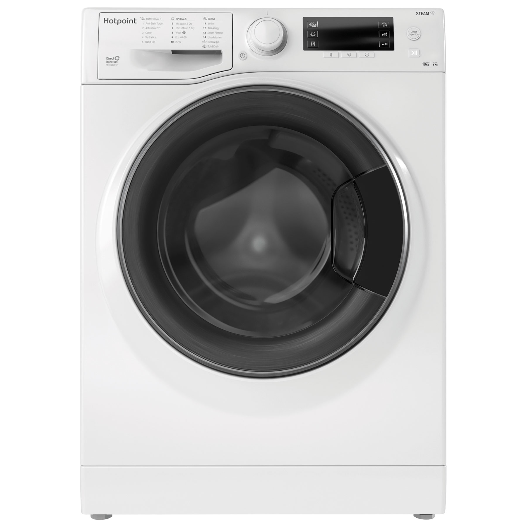 Image of Hotpoint RD1076JDN Ultima S Line Washer Dryer White 1600rpm 10kg 7kg E