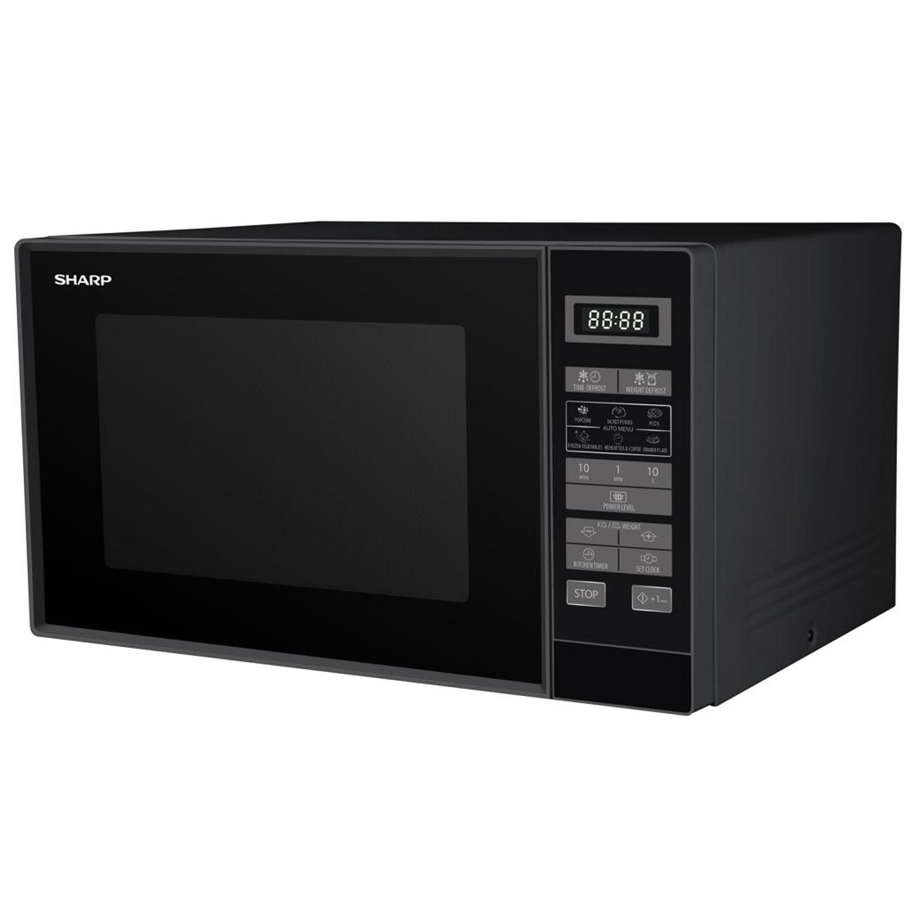 Sharp RD202TB UK Microwave Oven in Black 25L 800W