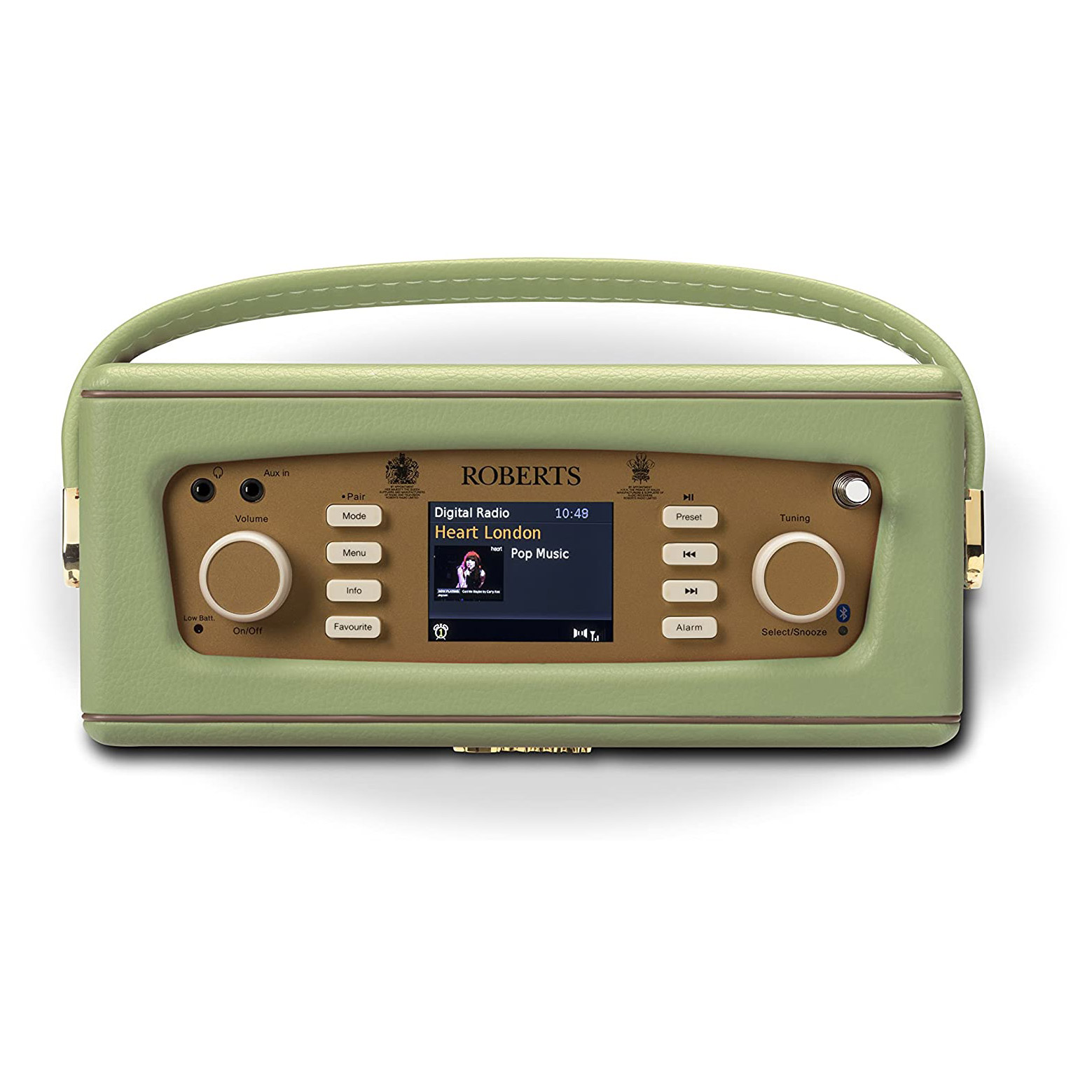 Roberts RD70L Portable DAB DAB FM RDS Radio in Leaf, photo 5