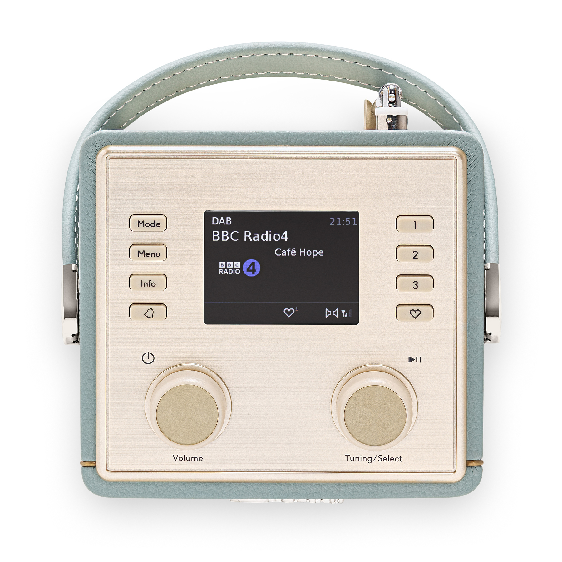 Roberts REV MINI2DE Revival Mini 2 DAB DAB FM Portable Radio in Duck E, photo 4