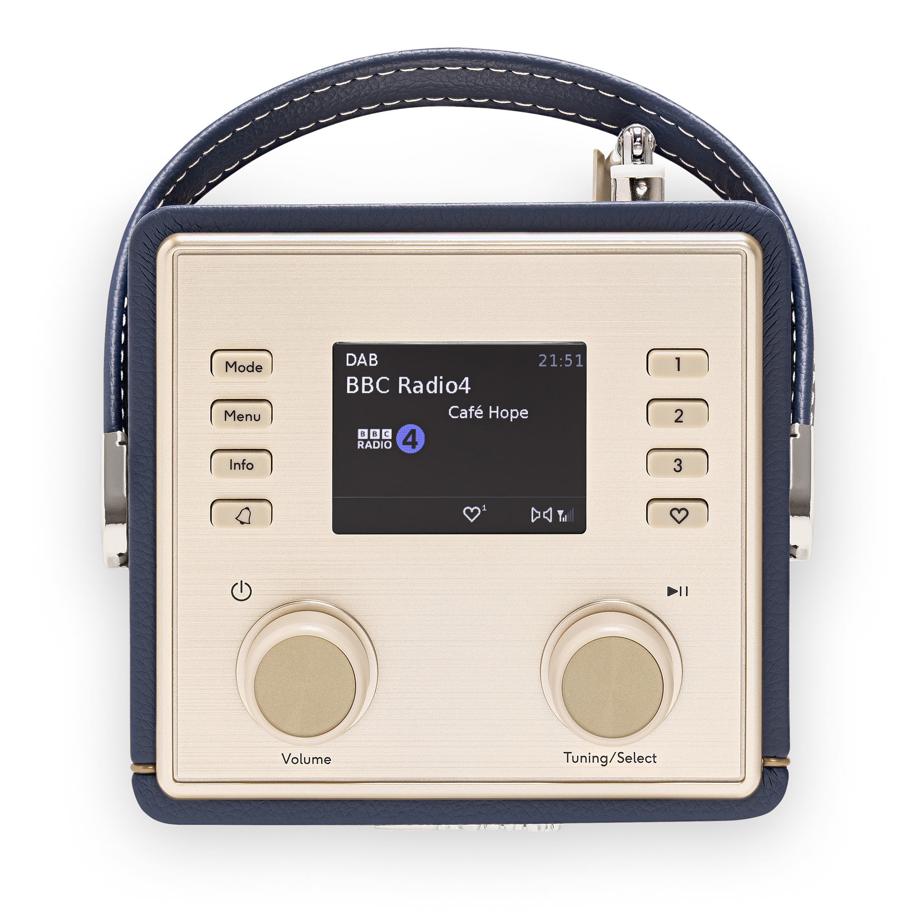 Roberts REV MINI2MB Revival Mini 2 DAB DAB FM Portable Radio in Midnig, photo 4