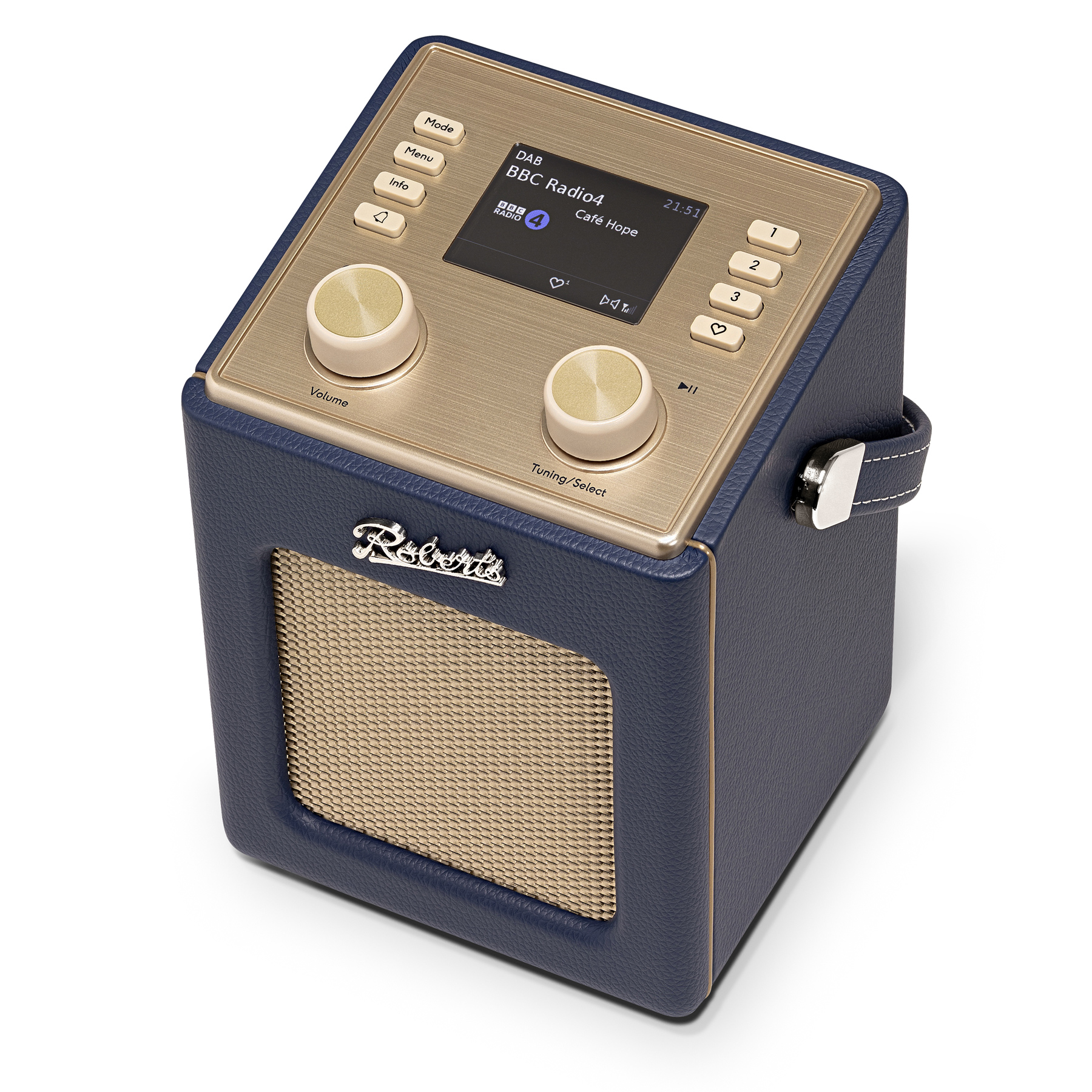 Roberts REV MINI2MB Revival Mini 2 DAB DAB FM Portable Radio in Midnig, photo 3