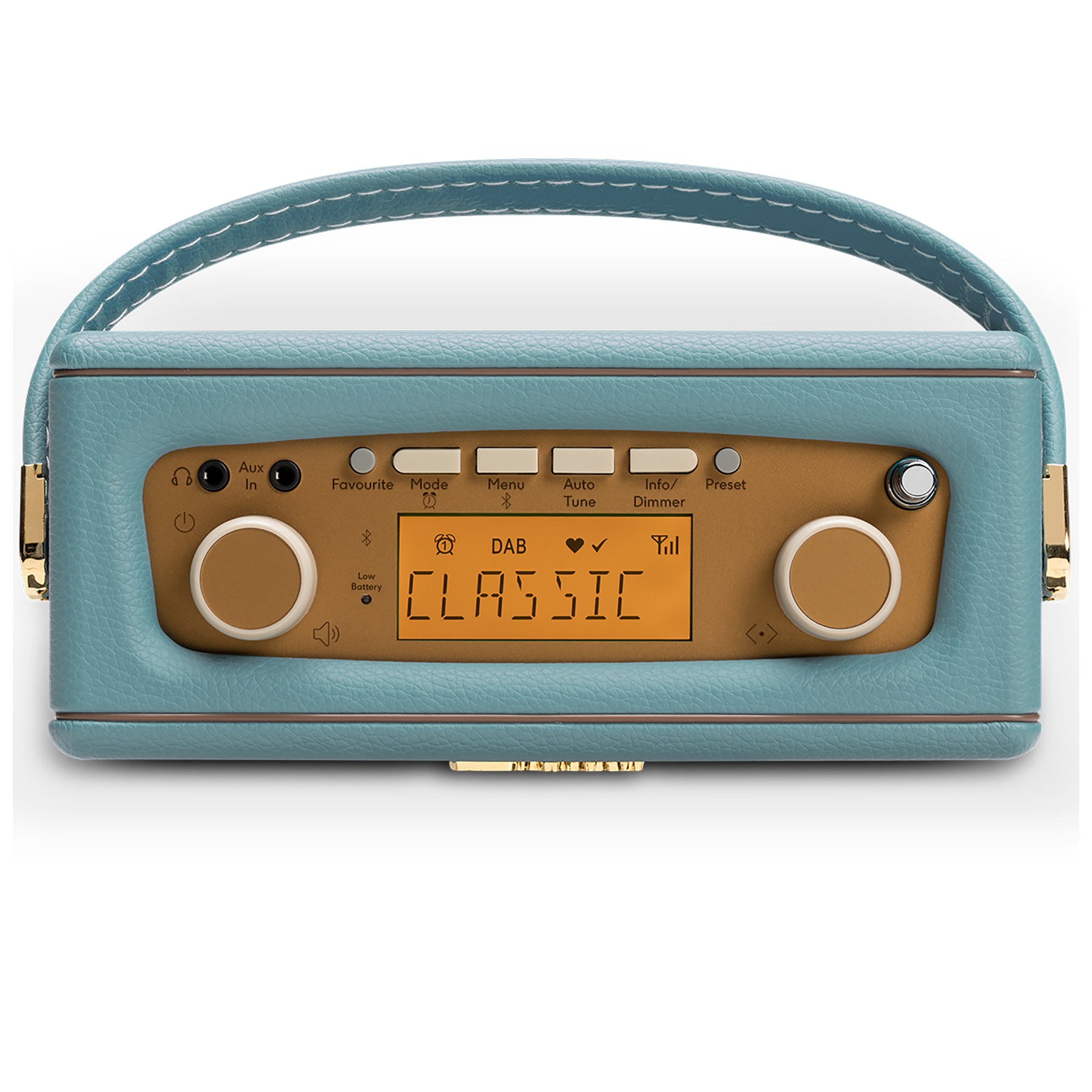 Roberts REV UNOBTDE Revival Uno BT DAB DAB FM Radio in Duck Egg, photo 4