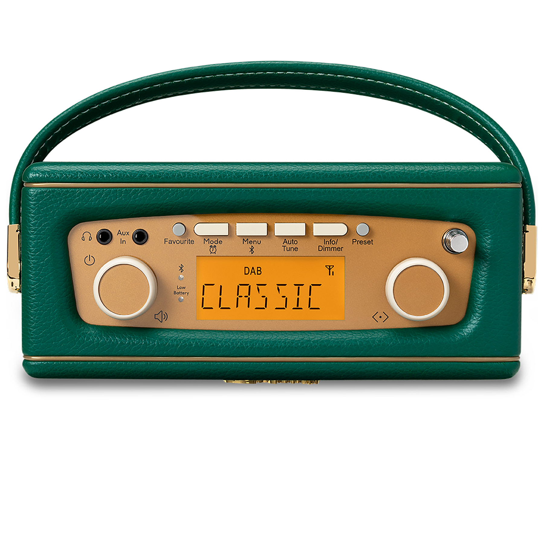 Roberts REV UNOBTDGR Revival Uno BT DAB DAB FM Radio in Deep Green, photo 4