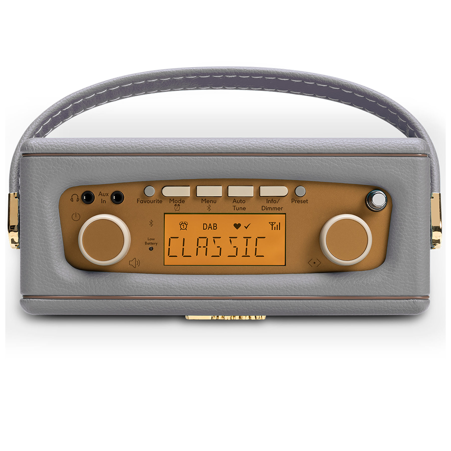 Roberts REV UNOBTDG Revival Uno BT DAB DAB FM Radio in Dove Grey, photo 4