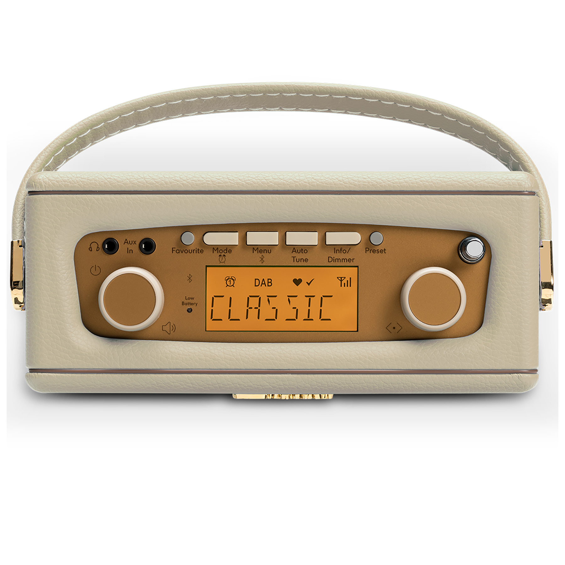 Roberts REV UNOBTPC Revival Uno BT DAB DAB FM Radio in Pastel Cream, photo 4