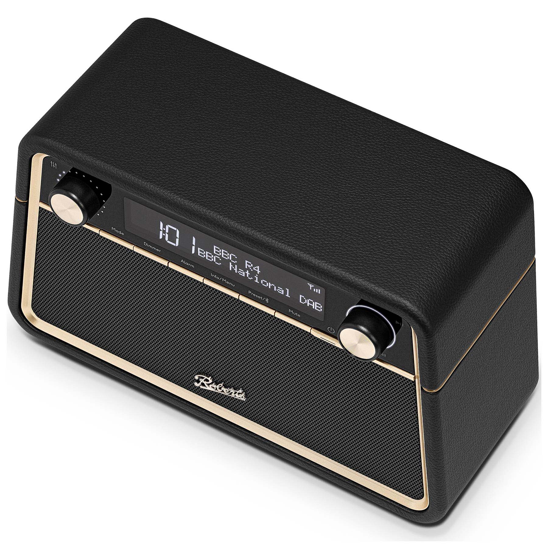 Roberts REVABK Reva Tabletop DAB DAB FM RDS Radio with Bluetooth in Bl, photo 4