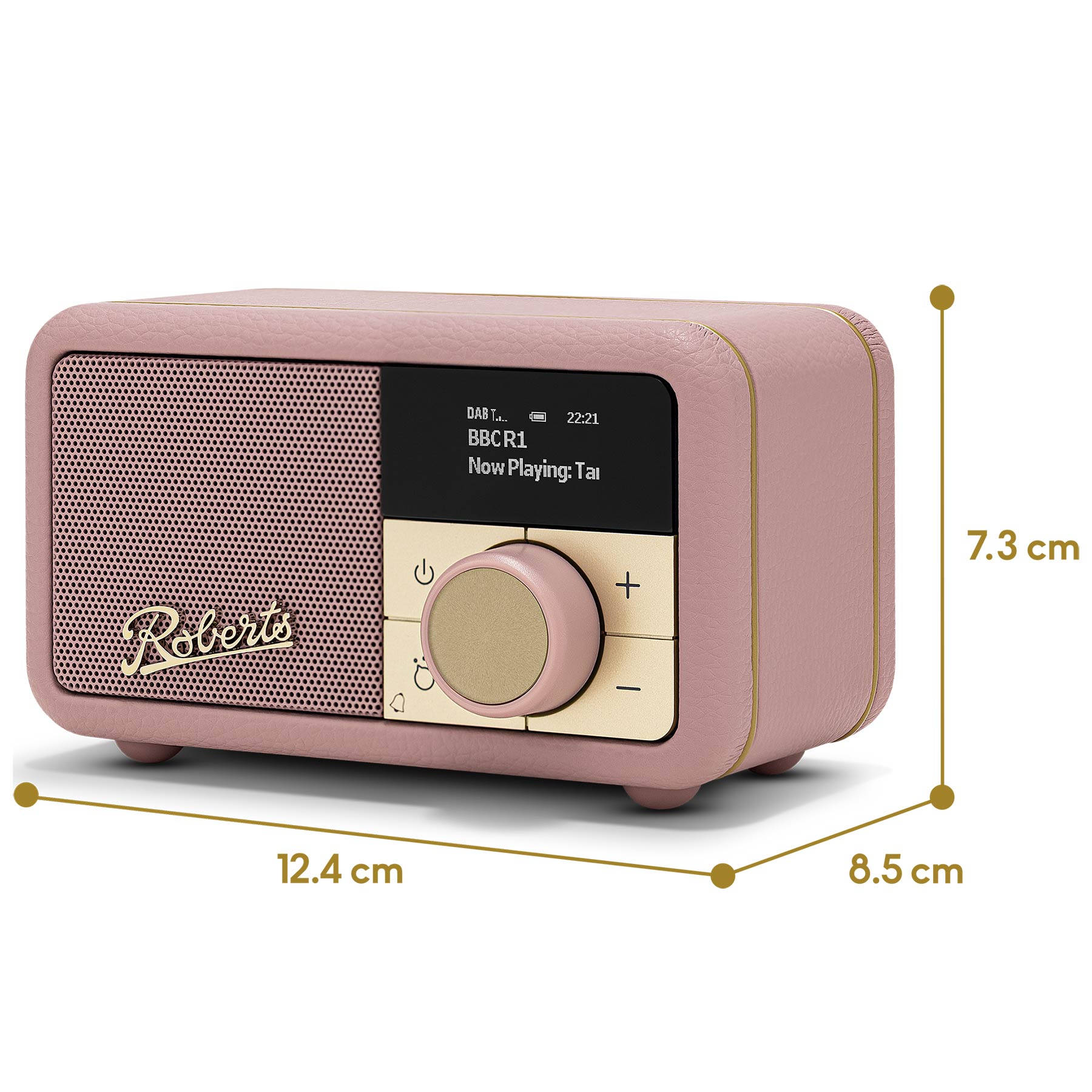 Roberts REVPETITE2DP Revival Petite 2 DAB DAB FM BT Radio in Dusky Pin, photo 5