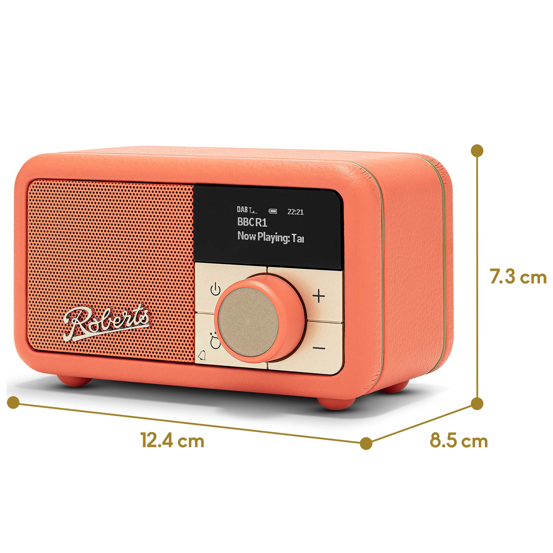 Roberts REVPETITE2PO Revival Petite 2 DAB DAB FM BT Radio in Pop Orang, photo 5