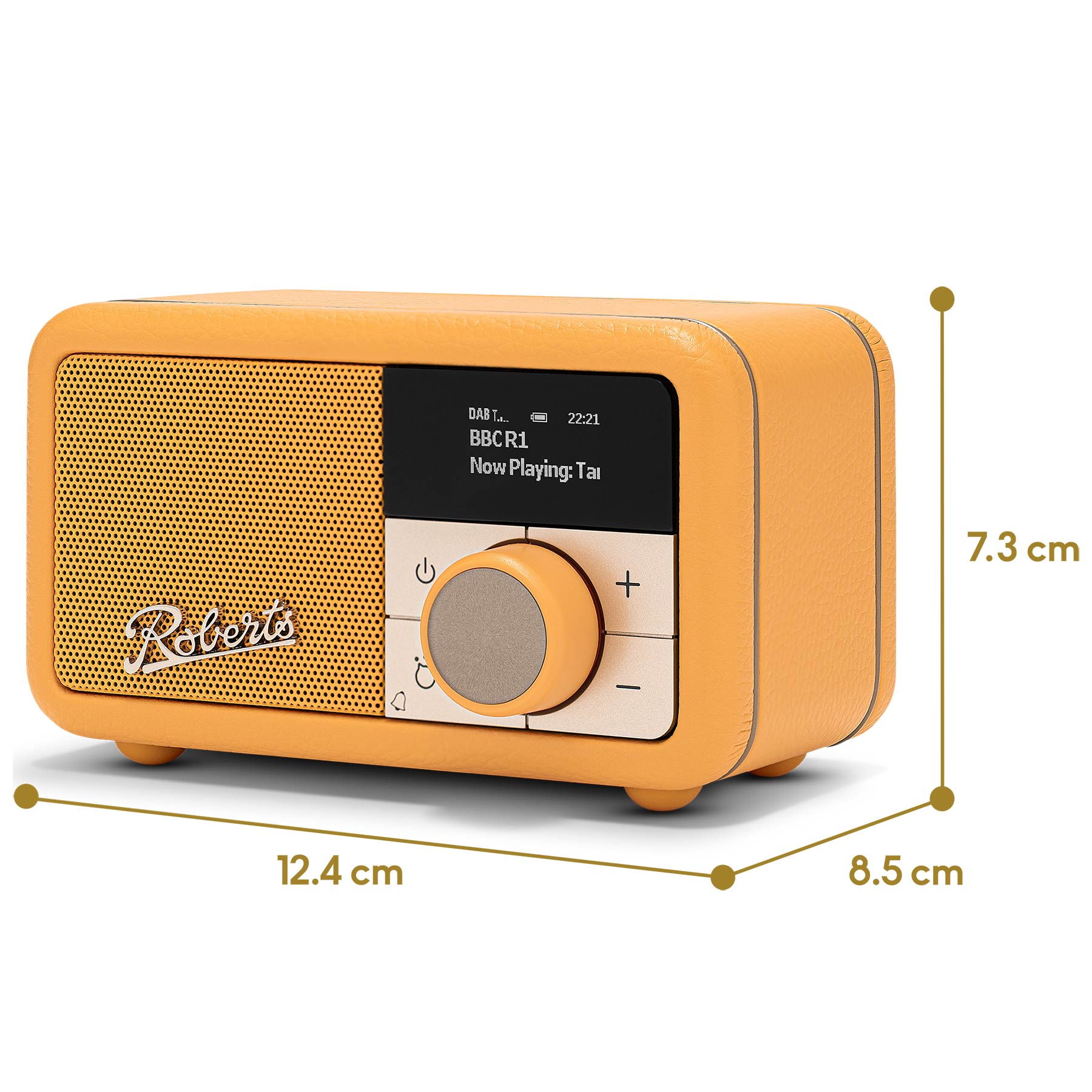 Roberts REVPETITE2SY Revival Petite 2 DAB DAB FM BT Radio Sunburst Yel, photo 5