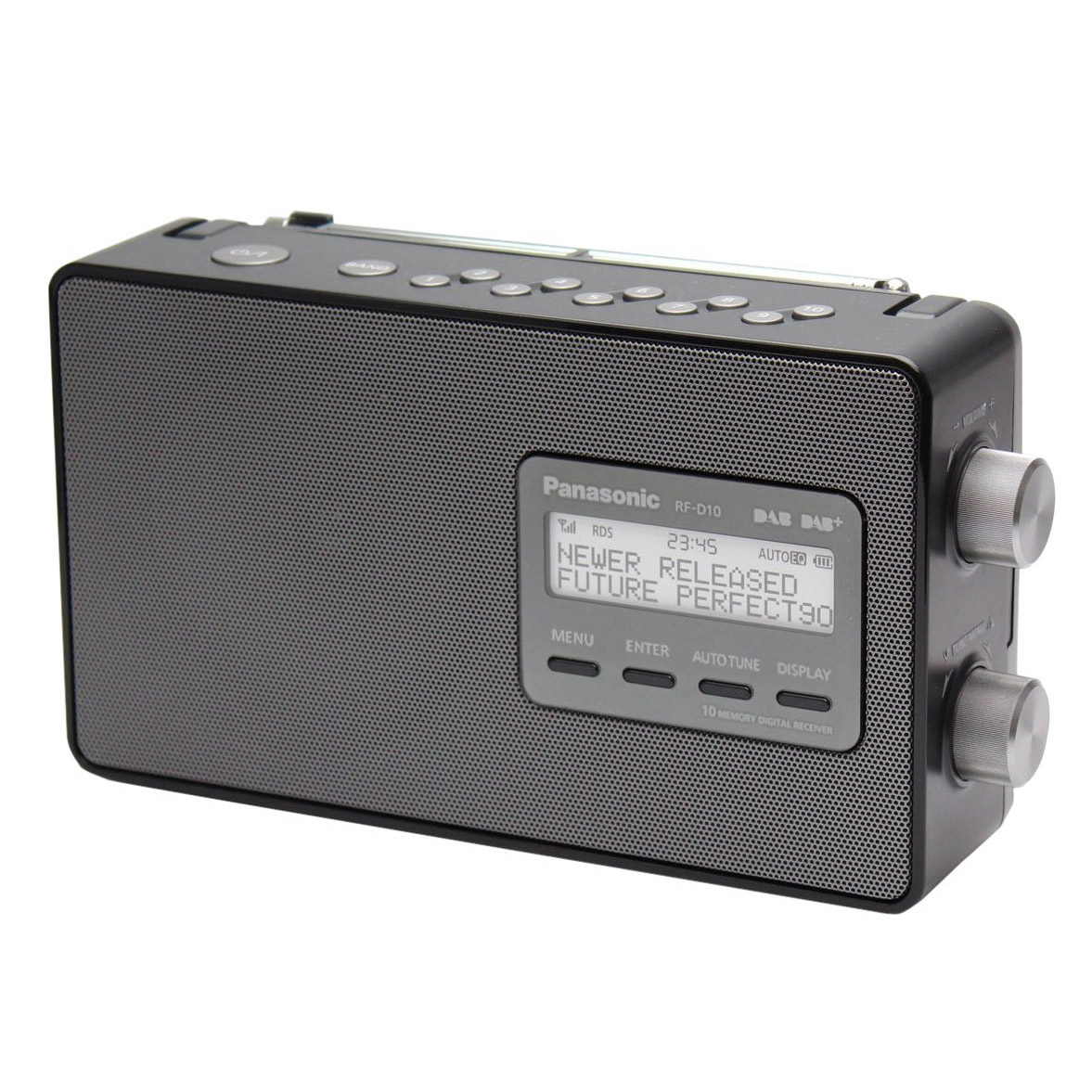 Image of Panasonic RF D10EB K Portable DAB FM Radio 10 Channel Preset