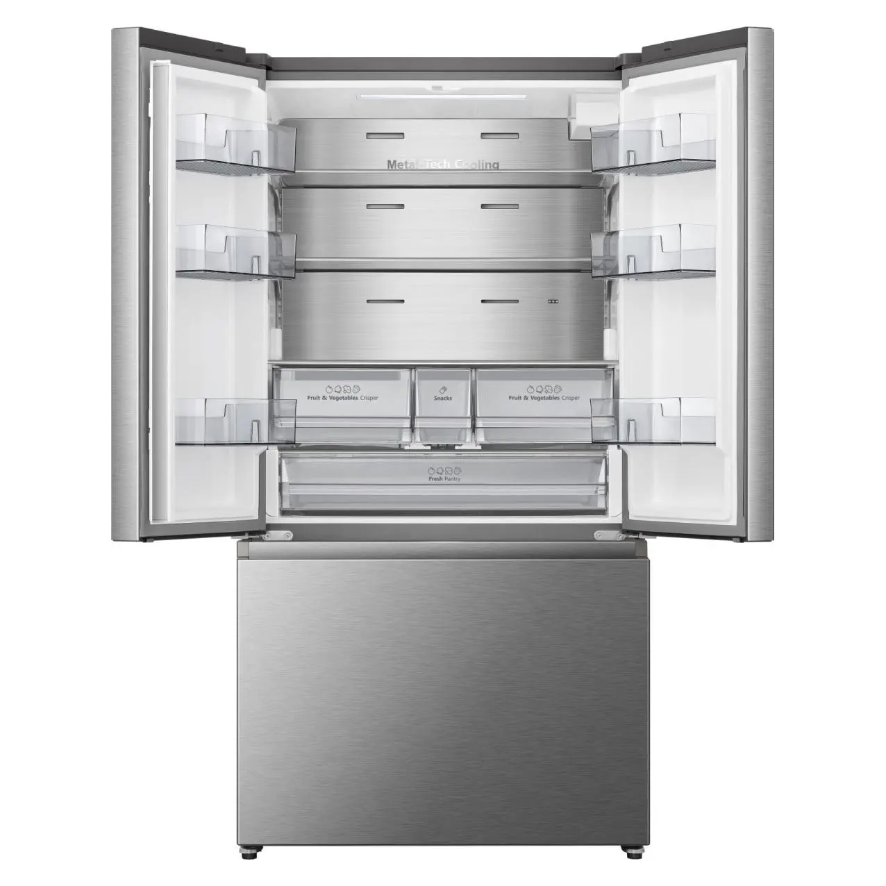 Hisense RF815N4SESE American Fridge Freezer in Silver with Ice Water P, photo 3