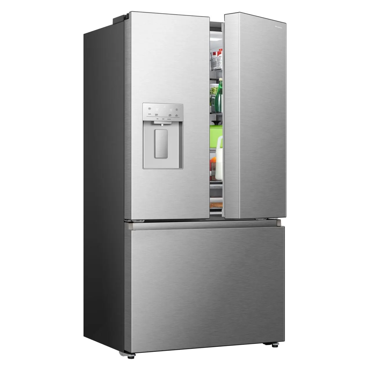 Hisense RF815N4SESE American Fridge Freezer in Silver with Ice Water P, photo 5