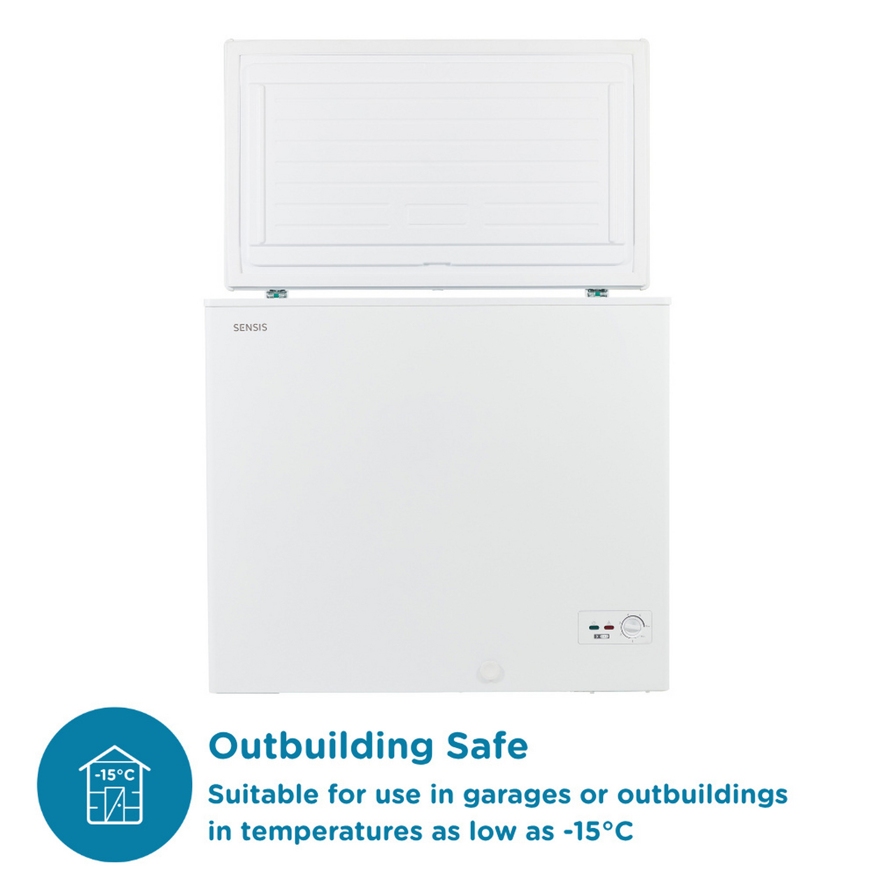 Sensis RFCHT01F196E 92cm Chest Freezer in White 196 Litres 0 85m, photo 2