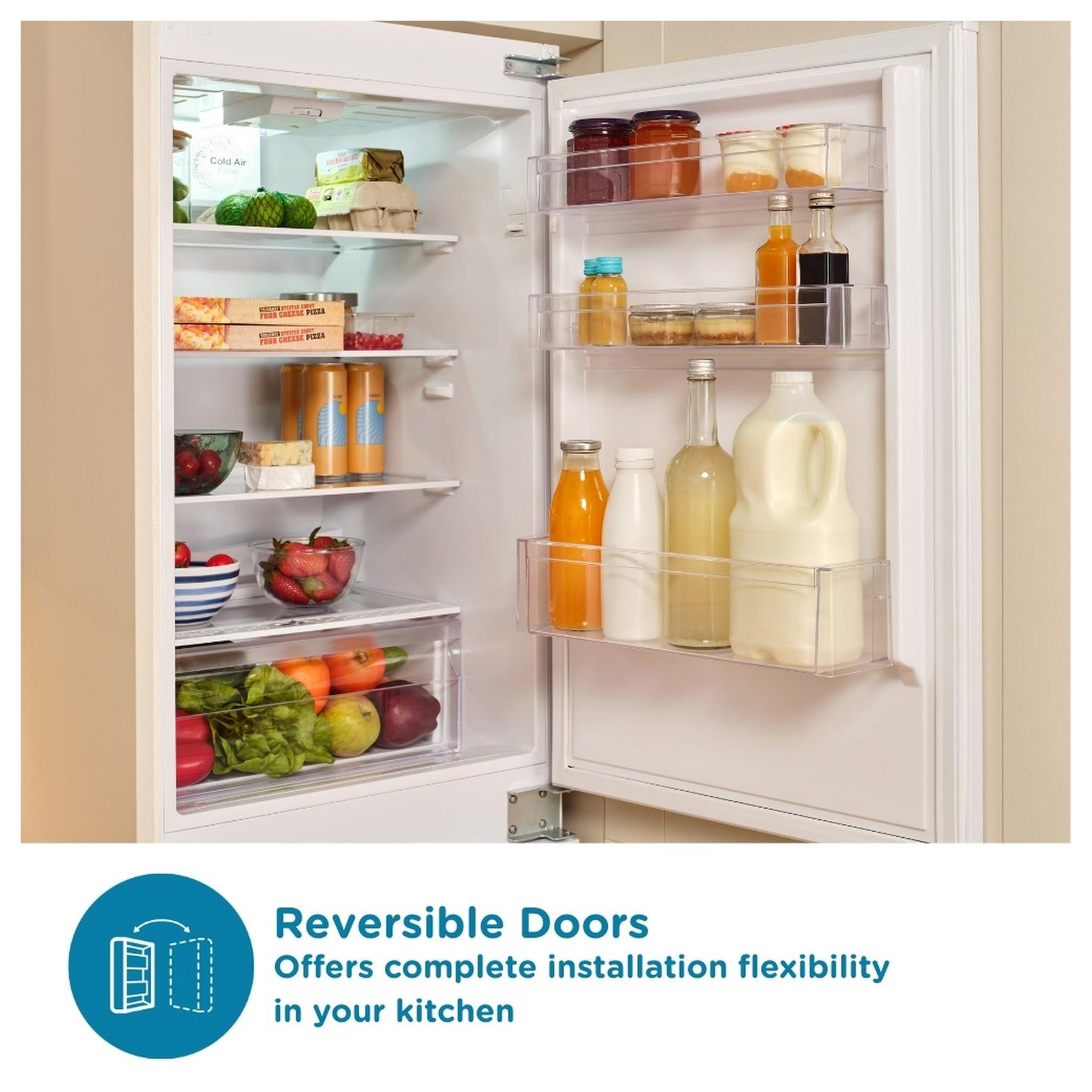 Sensis RFCMBI015450 Integrated 50 50 Frost Free Fridge Freezer 177cm H, photo 3