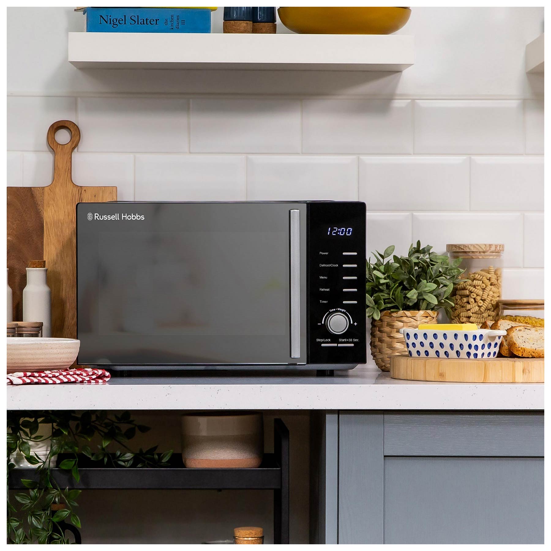 Russell Hobbs RHM2348B Microwave Oven in Black 23L 800W, photo 4