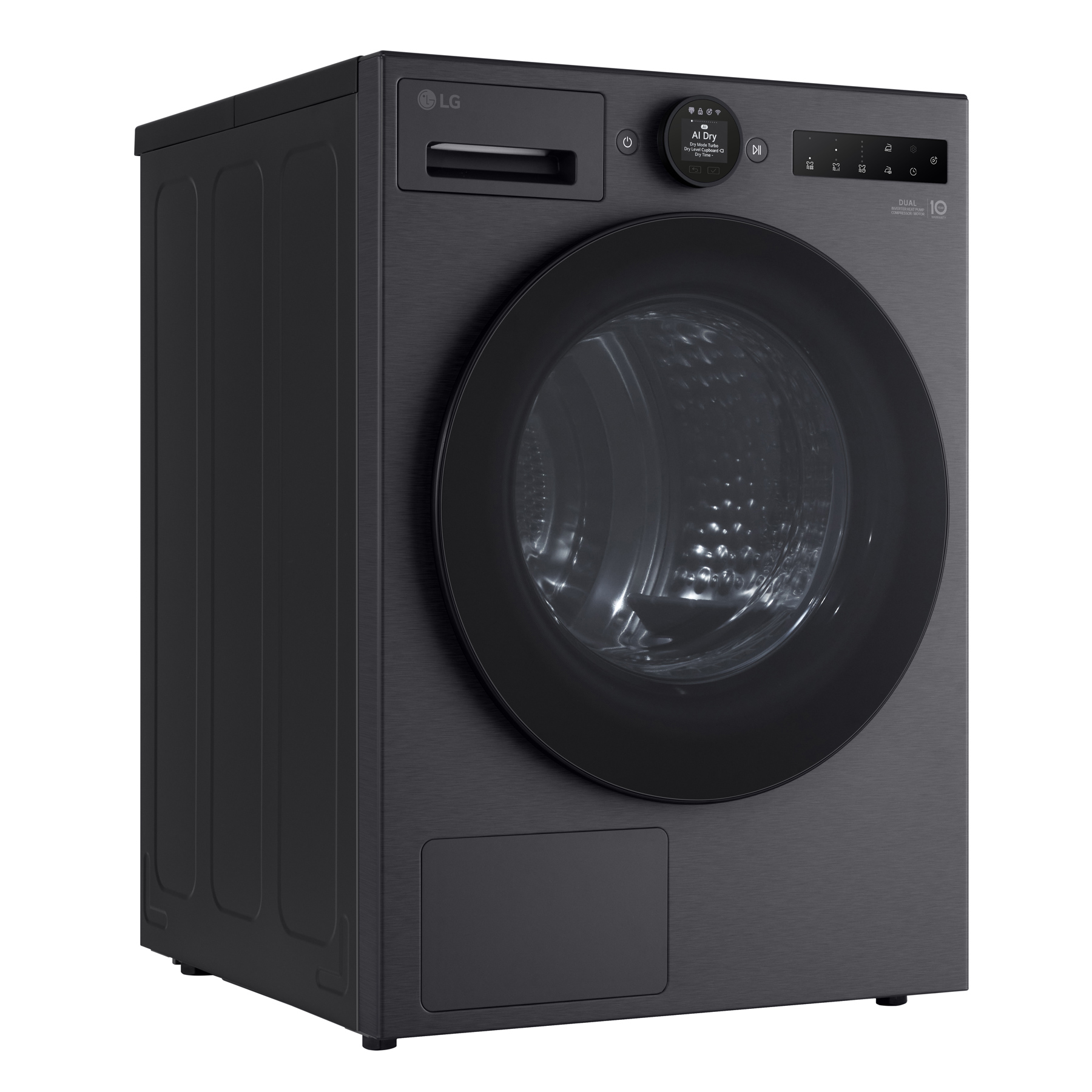 LG RHX7009TBB 9kg Dual Inverter Heat Pump Condenser Dryer in Matte Bla, photo 3