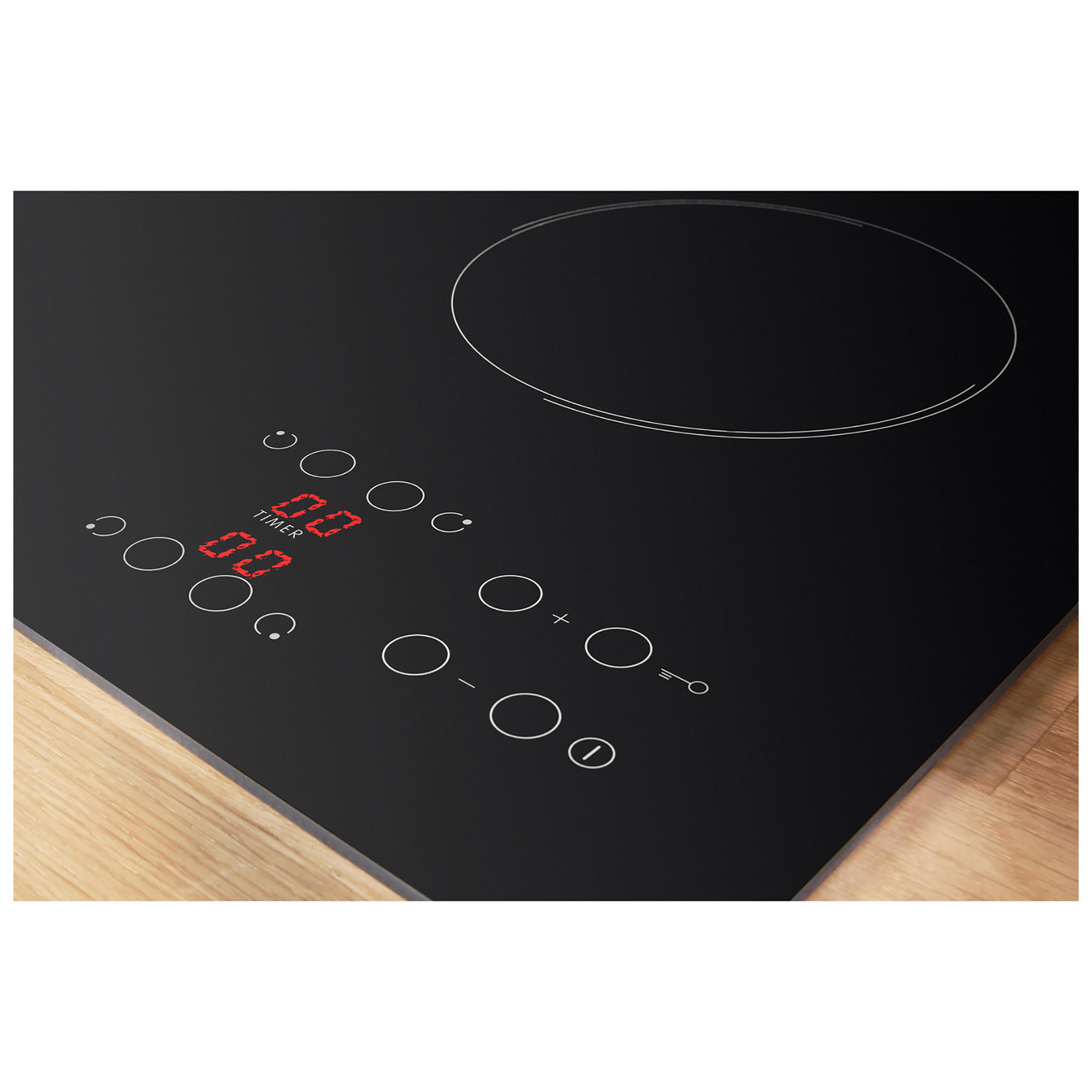 Indesit RI161C 60cm 4 Zone Frameless Ceramic Hob Black Touch Control, photo 4