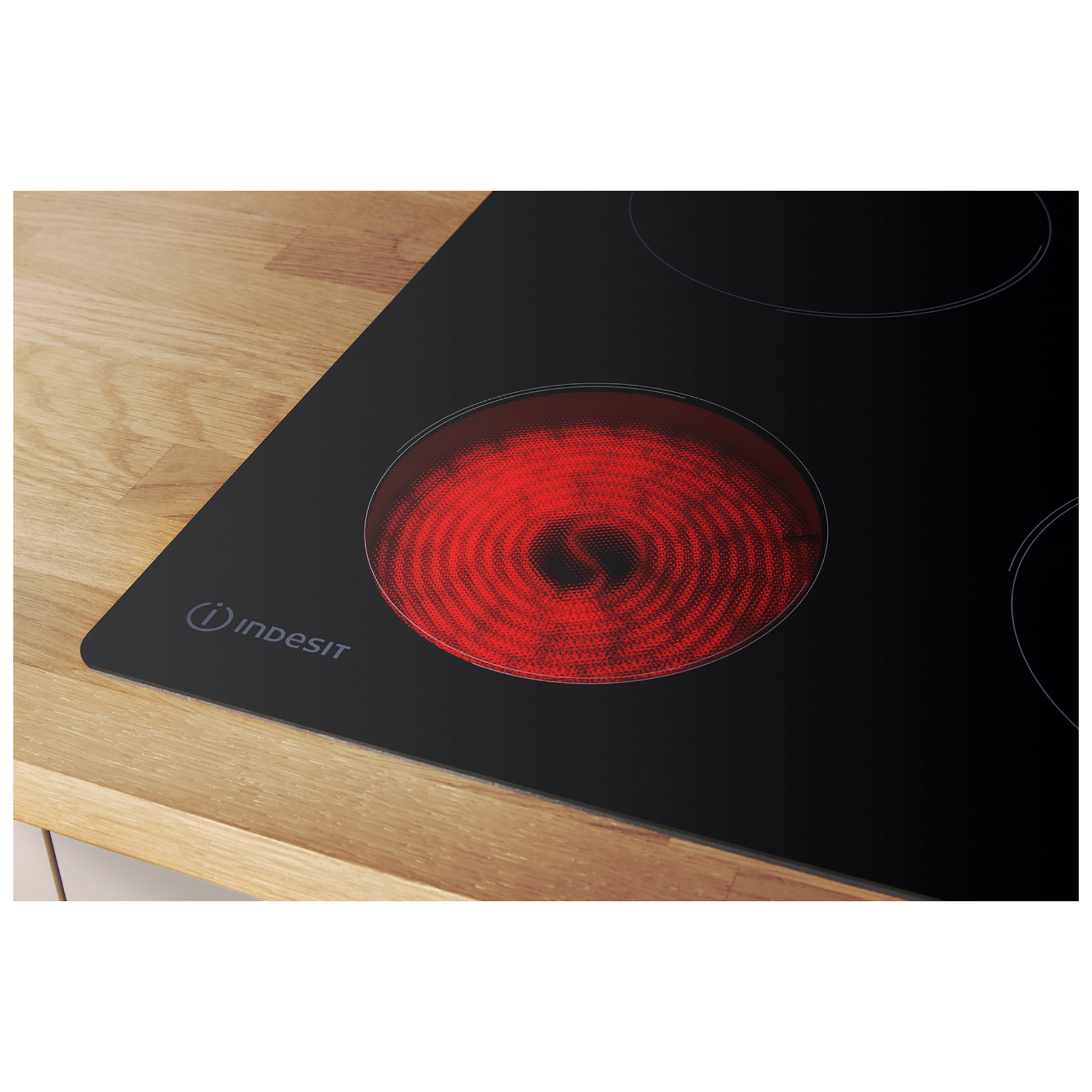 Indesit RI161C 60cm 4 Zone Frameless Ceramic Hob Black Touch Control, photo 5