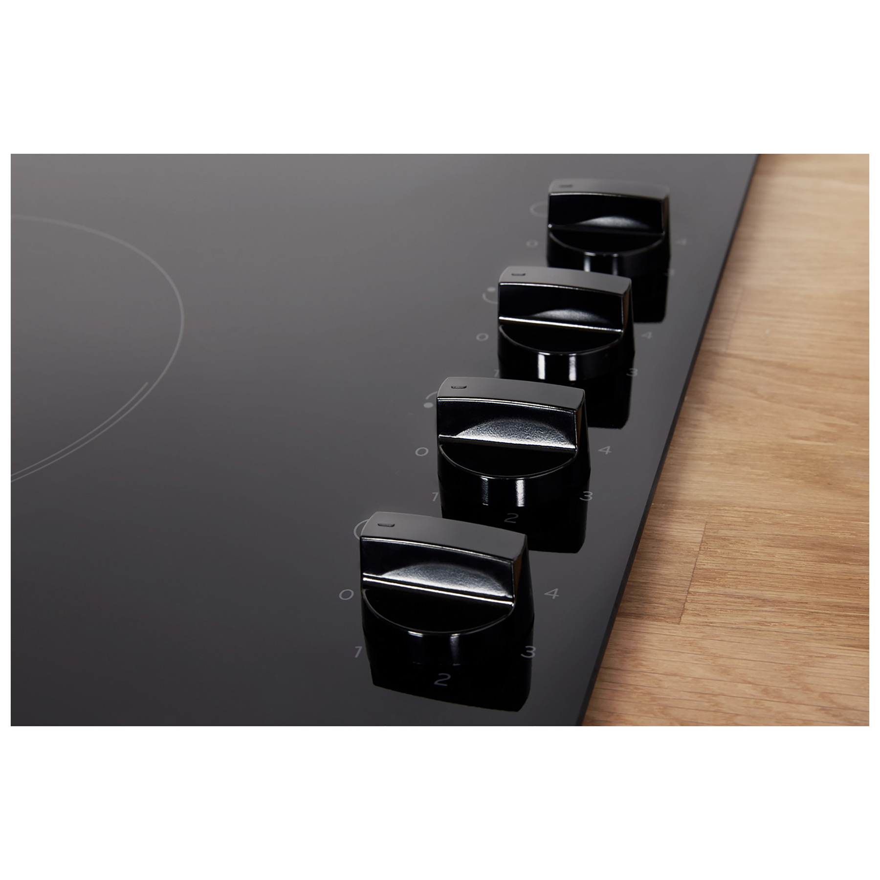 Indesit RI860C 60cm 4 Zone Frameless Ceramic Hob Black Manual Control, photo 4