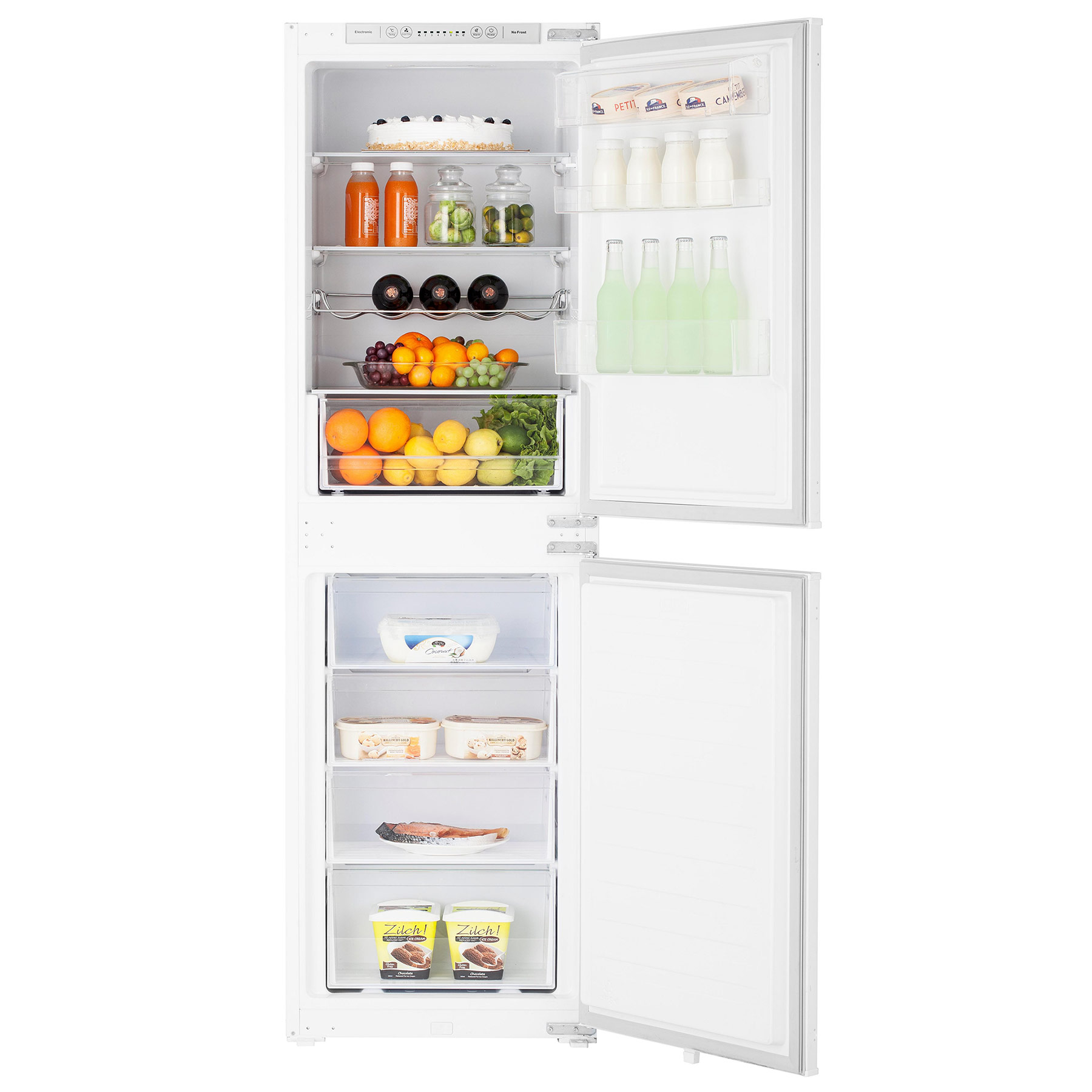 Hisense RIB291F4AWE Integrated 50 50 Frost Free Fridge Freezer 177cm H, photo 2