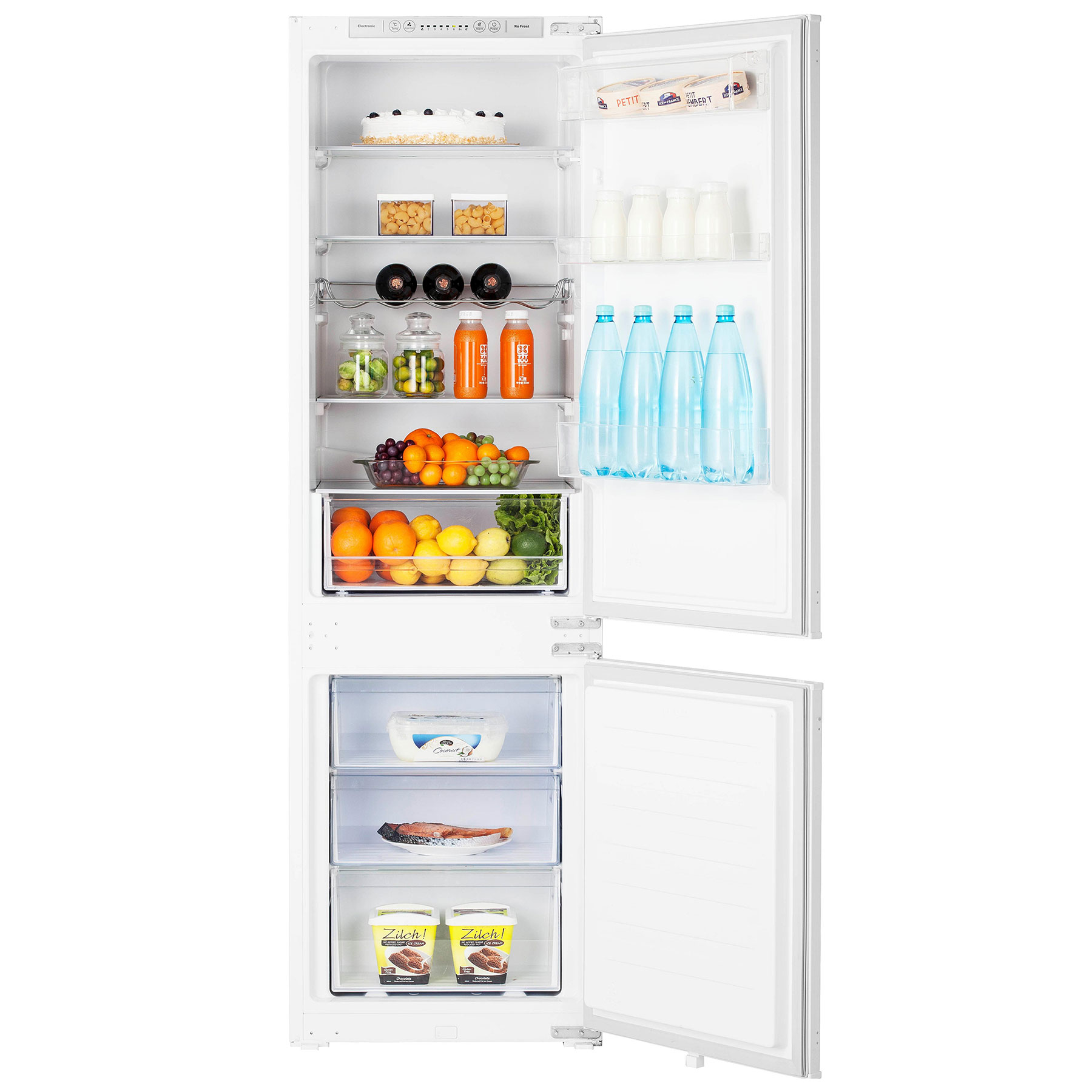 Hisense RIB312F4AWE Integrated 70 30 Frost Free Fridge Freezer 177cm H, photo 3