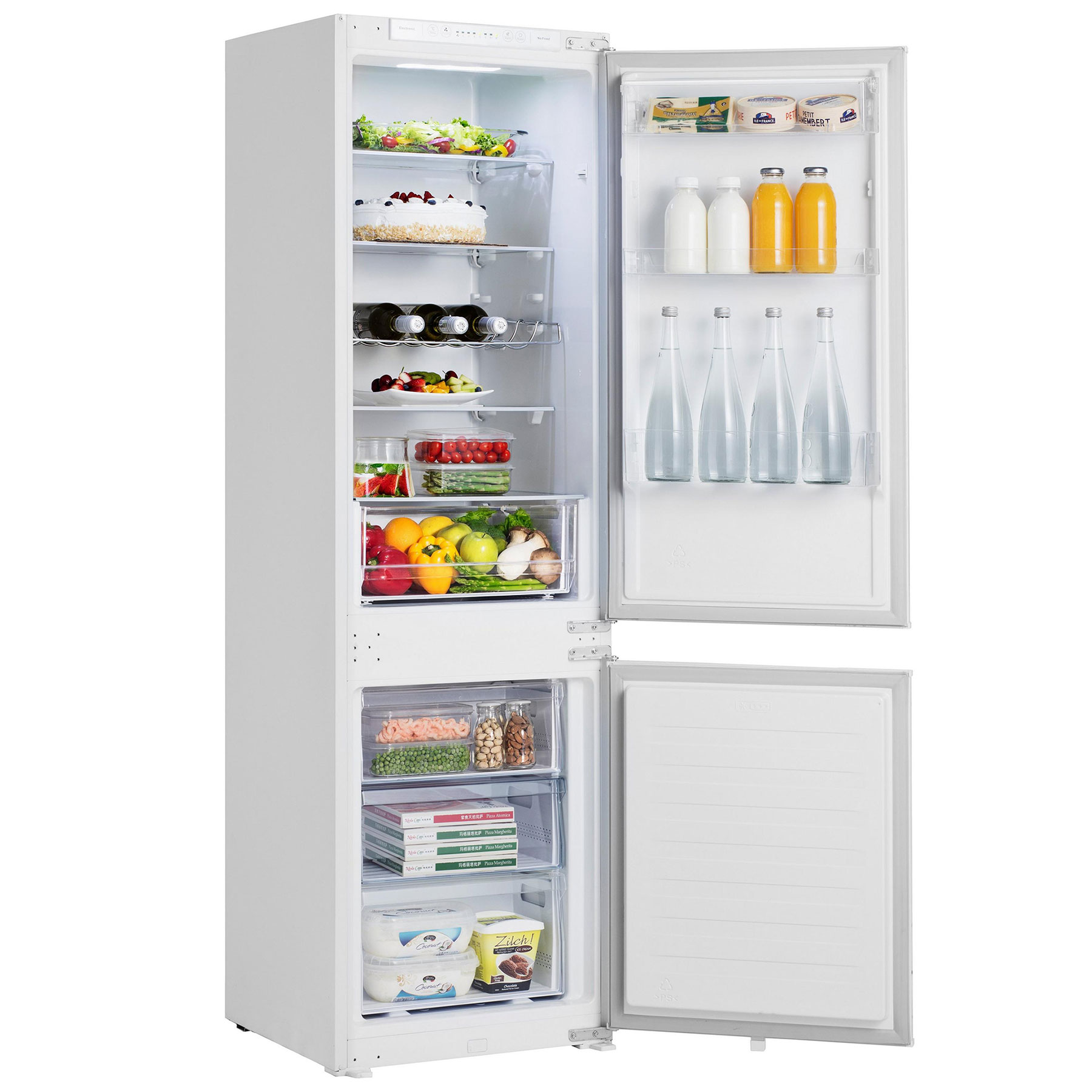 Hisense RIB312F4AWE Integrated 70 30 Frost Free Fridge Freezer 177cm H, photo 4