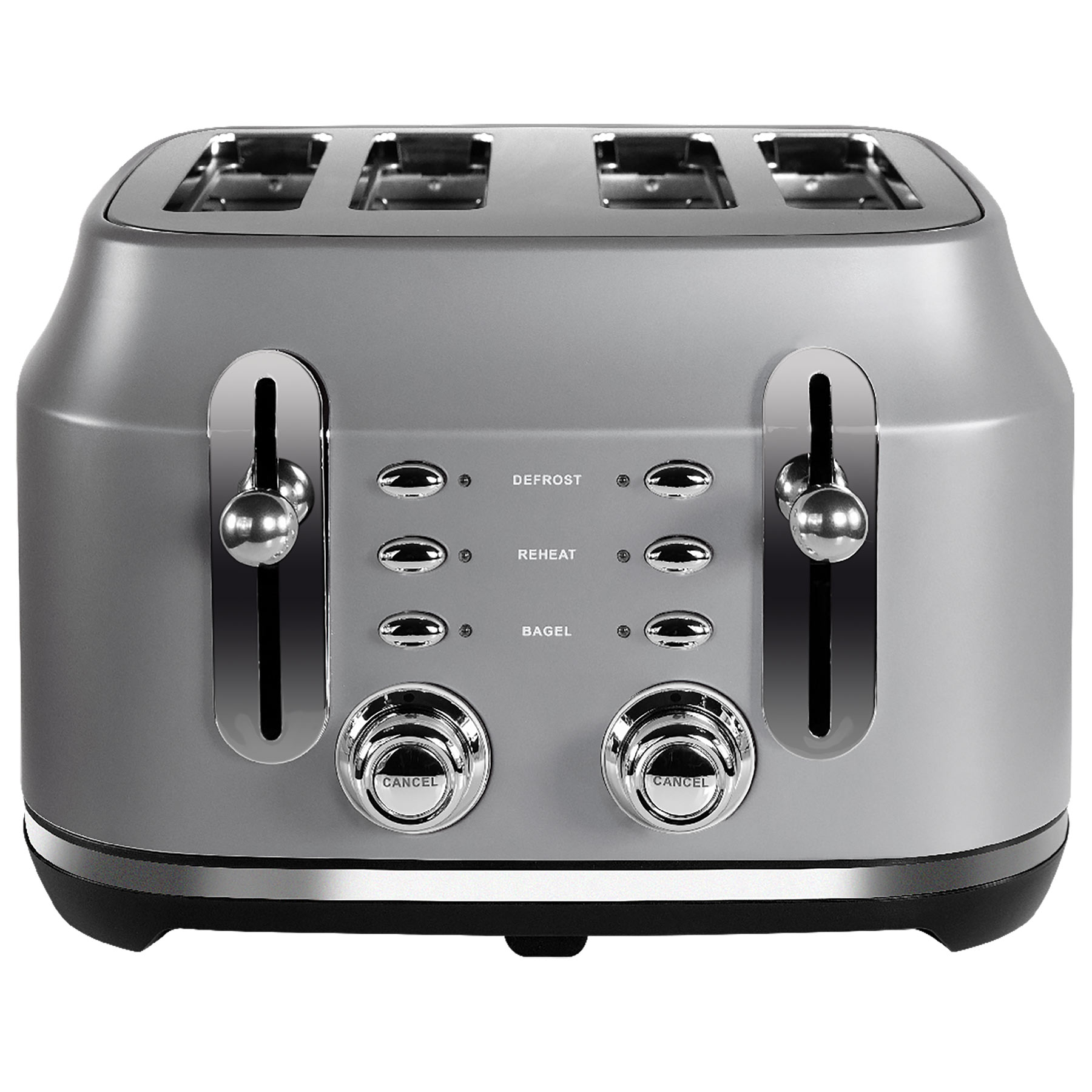 Rangemaster RMCL4S201GY Classic 4 Slice Toaster in Grey