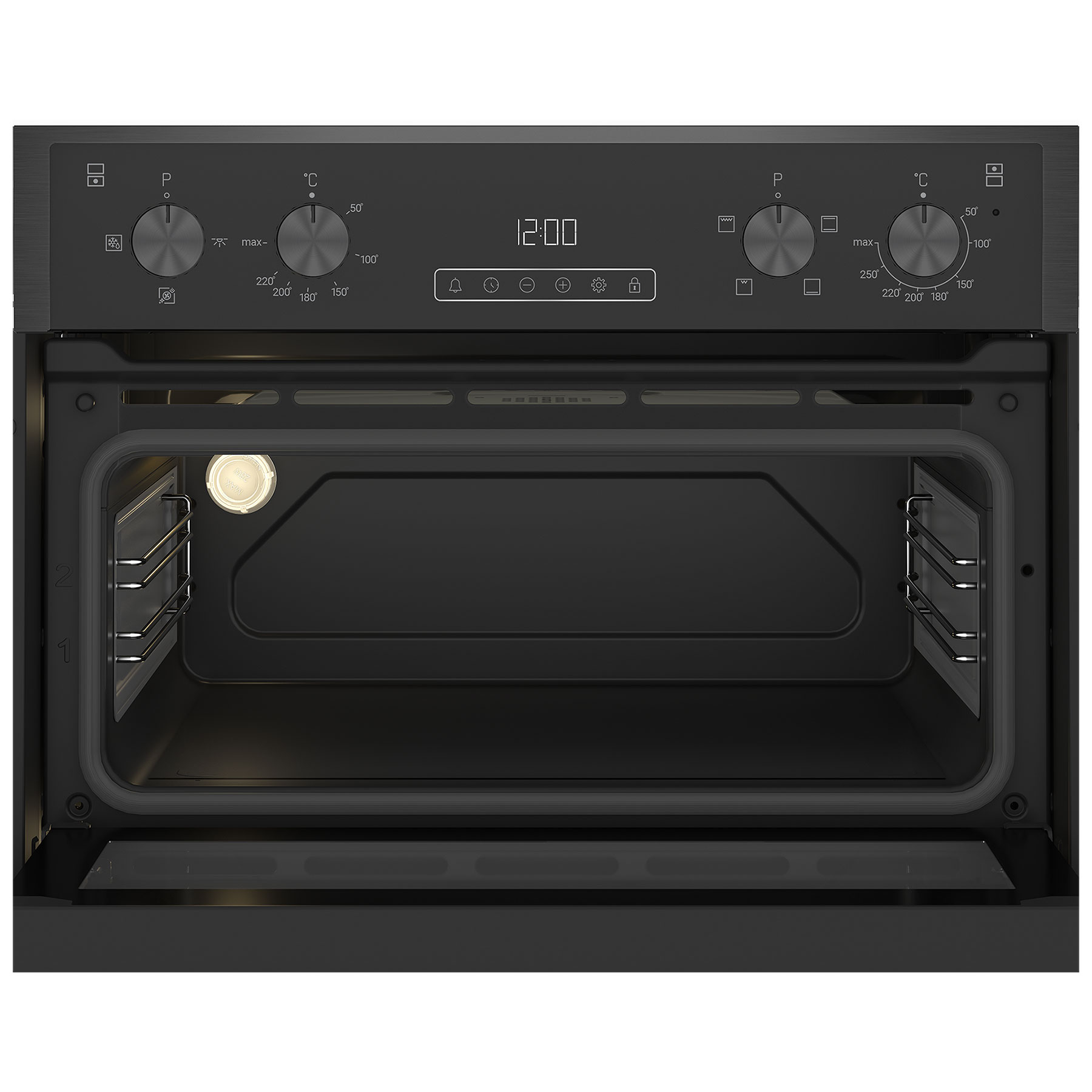 Blomberg RODN9202DX Built In Electric Double Oven in Dark Steel, photo 4