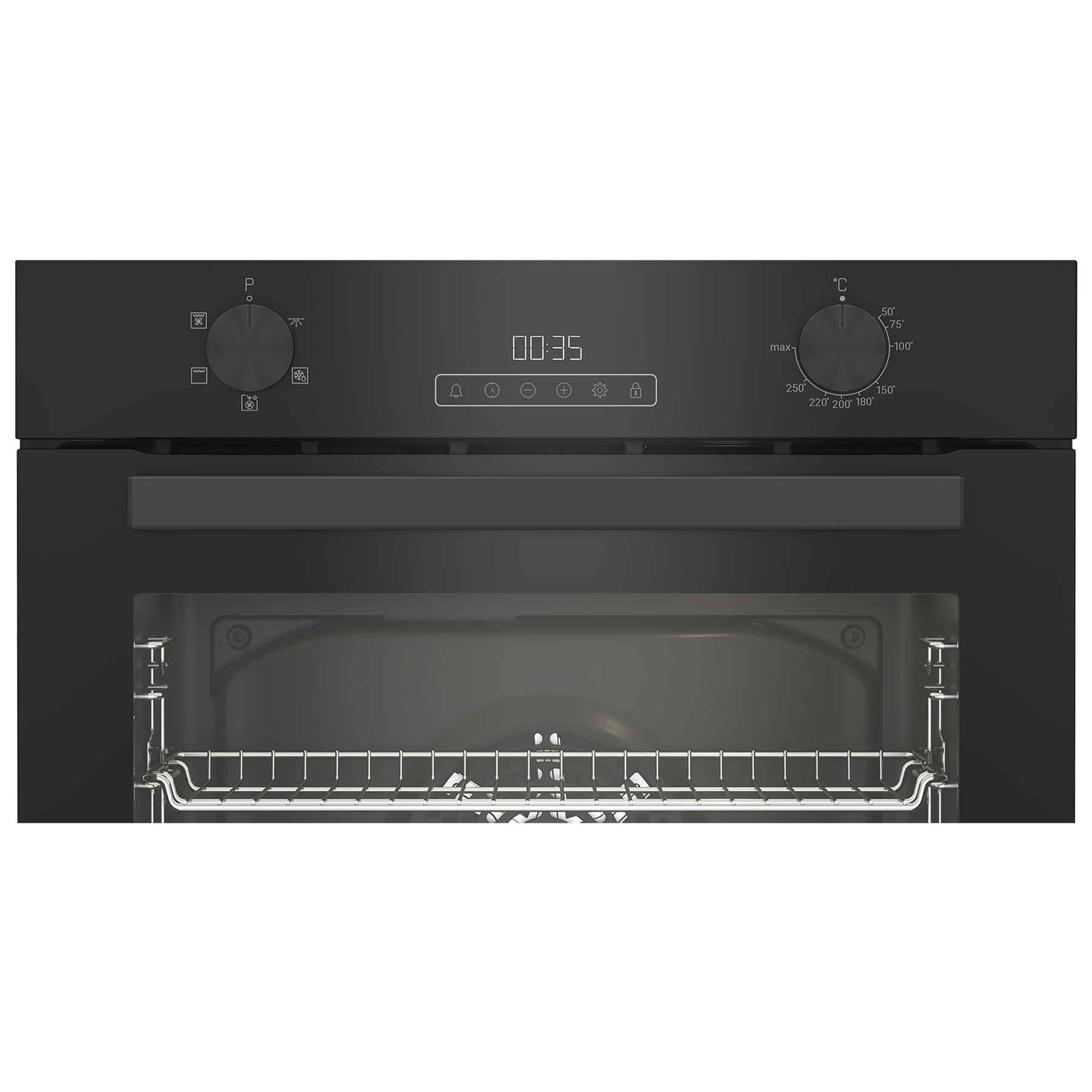 Blomberg ROEN8201B Built In Electric Fan Oven in Black LED Disp, photo 3