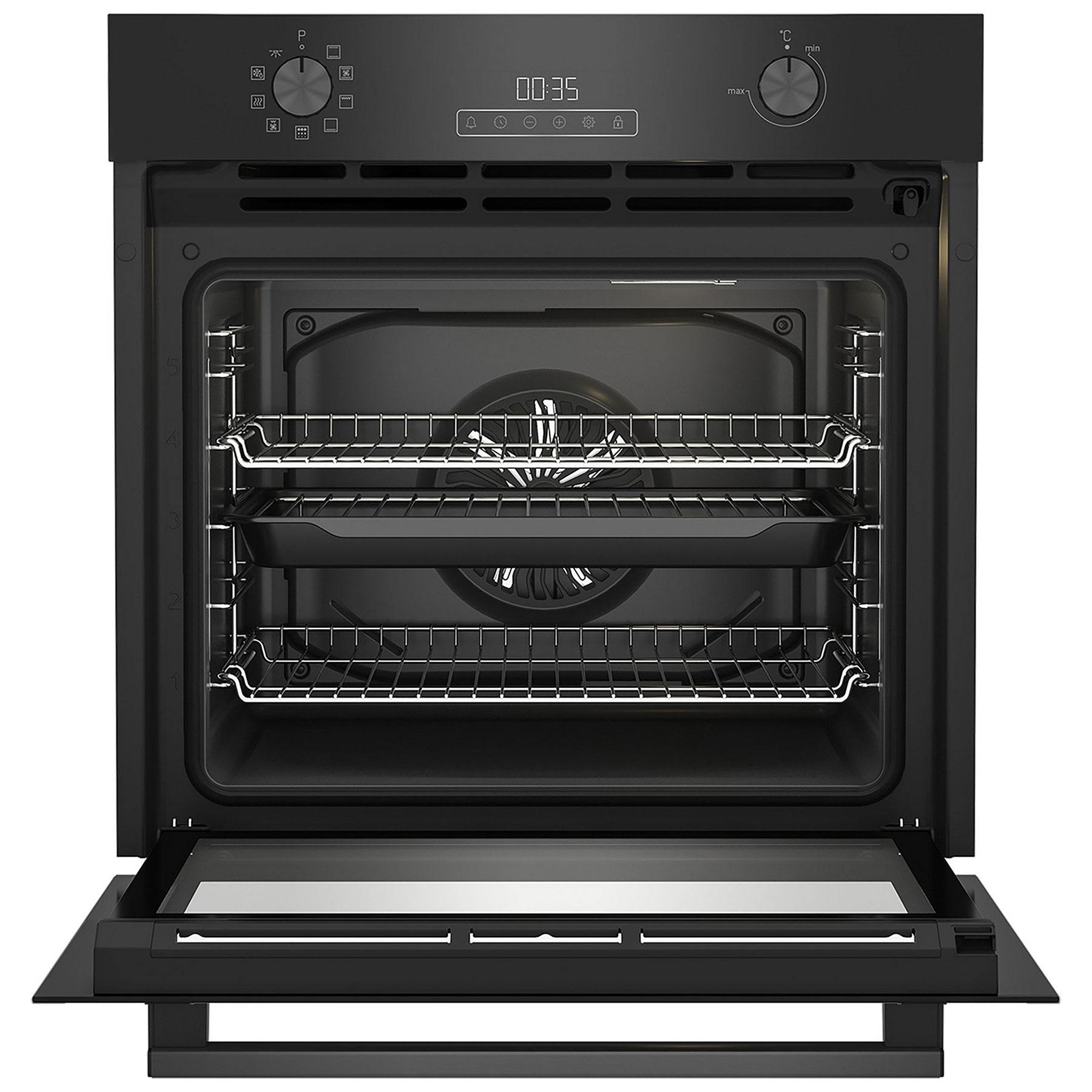 Blomberg ROEN8232BP Built In Electric Fan Oven in Black LED Disp, photo 2