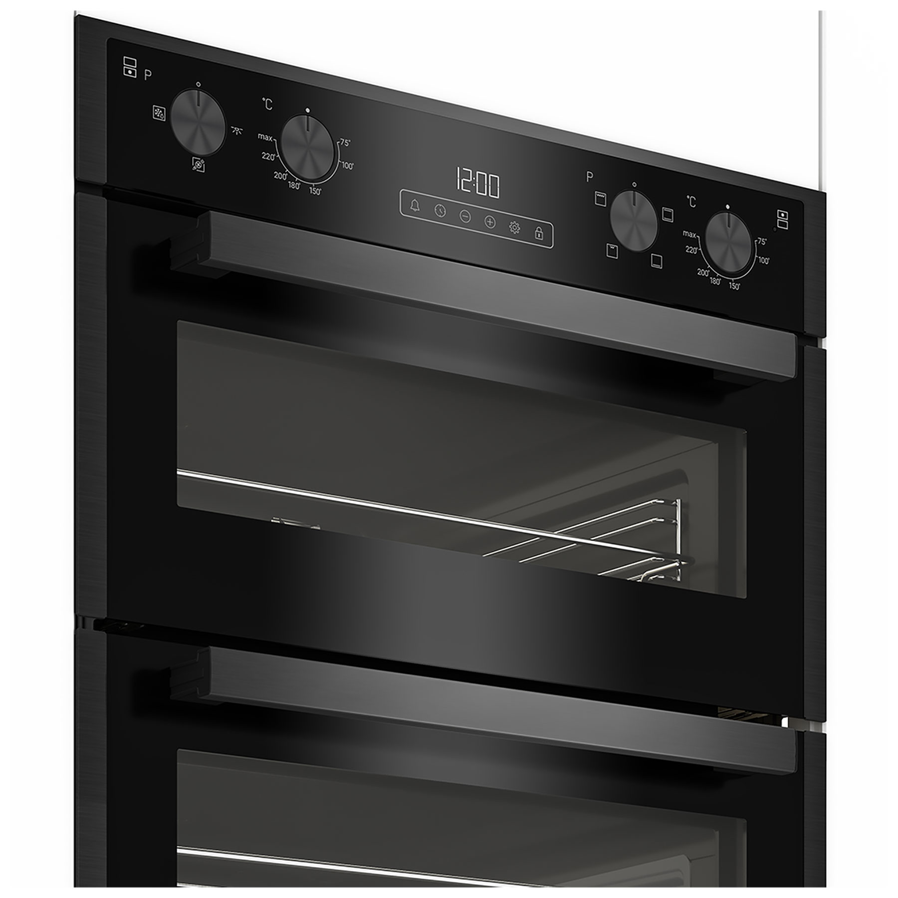 Blomberg ROTN9202DX Built Under Electric Double Oven in Dark Steel, photo 3