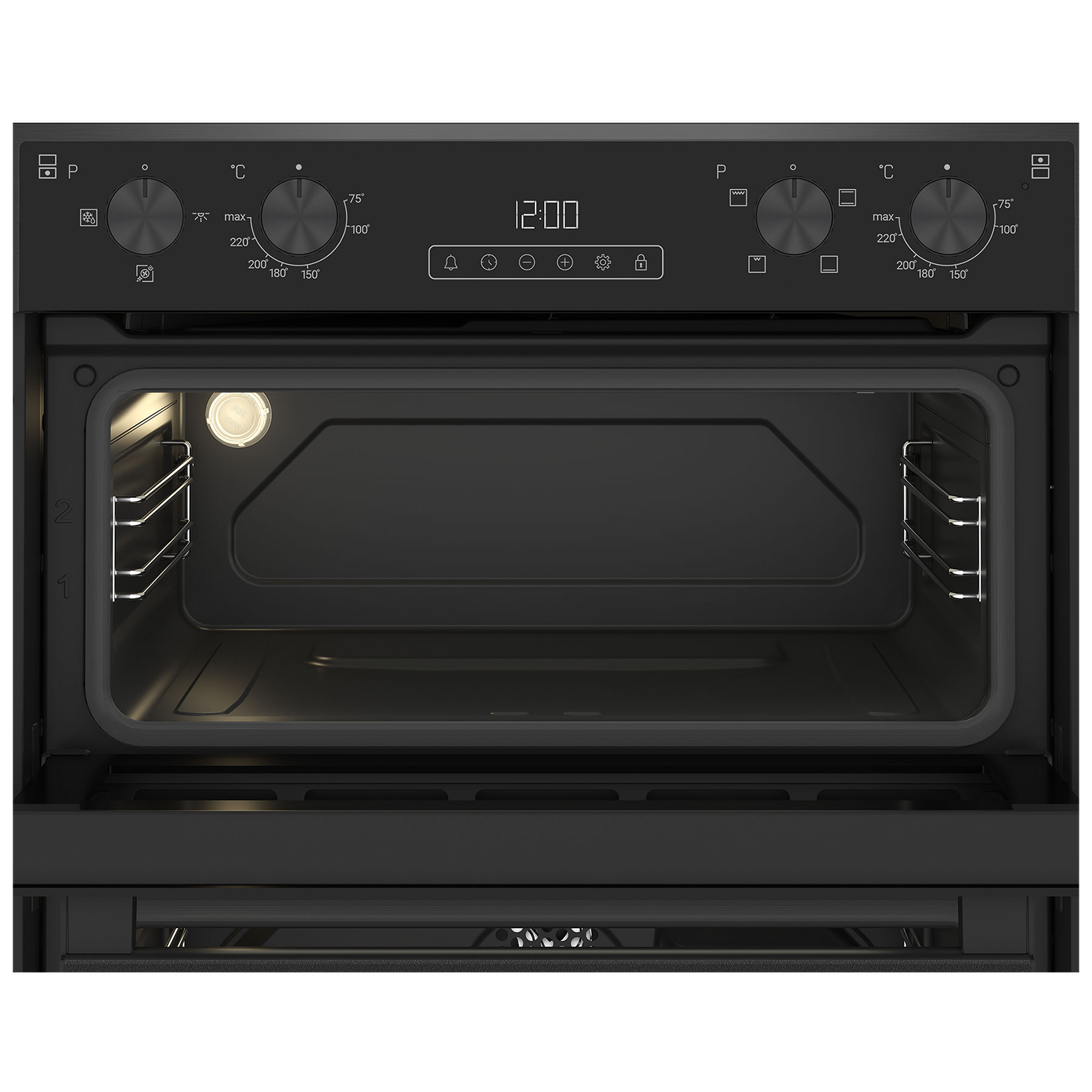 Blomberg ROTN9202DX Built Under Electric Double Oven in Dark Steel, photo 4