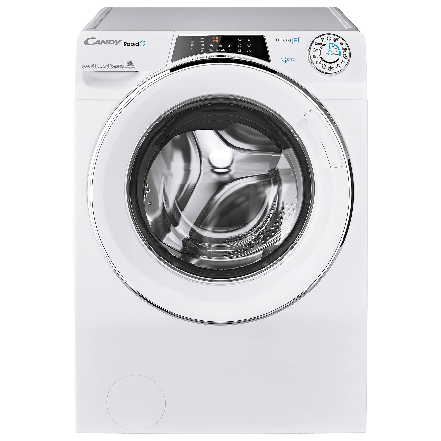 Image of Candy ROW61064DWMC Washer Dryer in White 1600rpm 10kg 6Kg D Rated Wi F