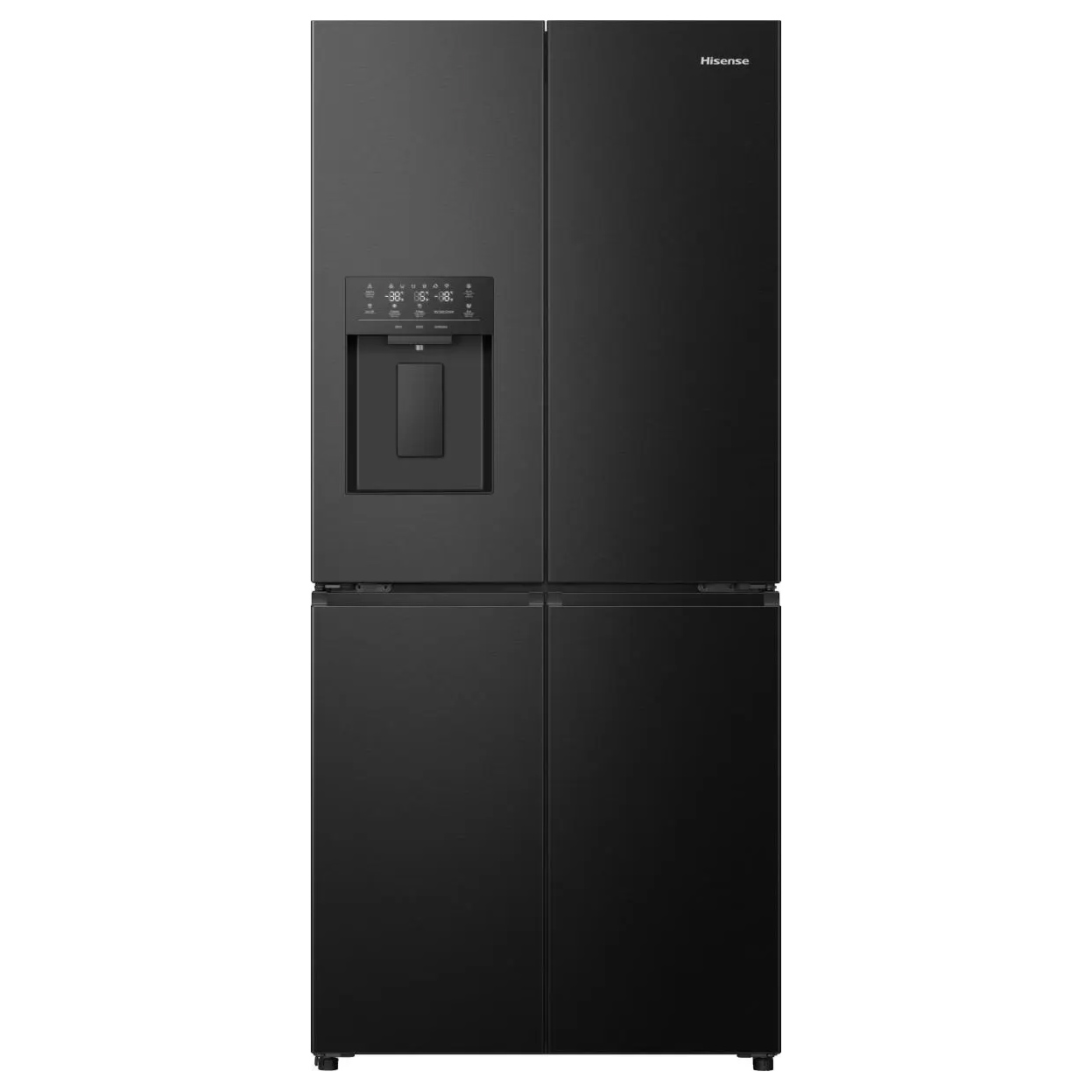 Hisense RQ5P470SYFD American Fridge Freezer in Black with Ice Water No