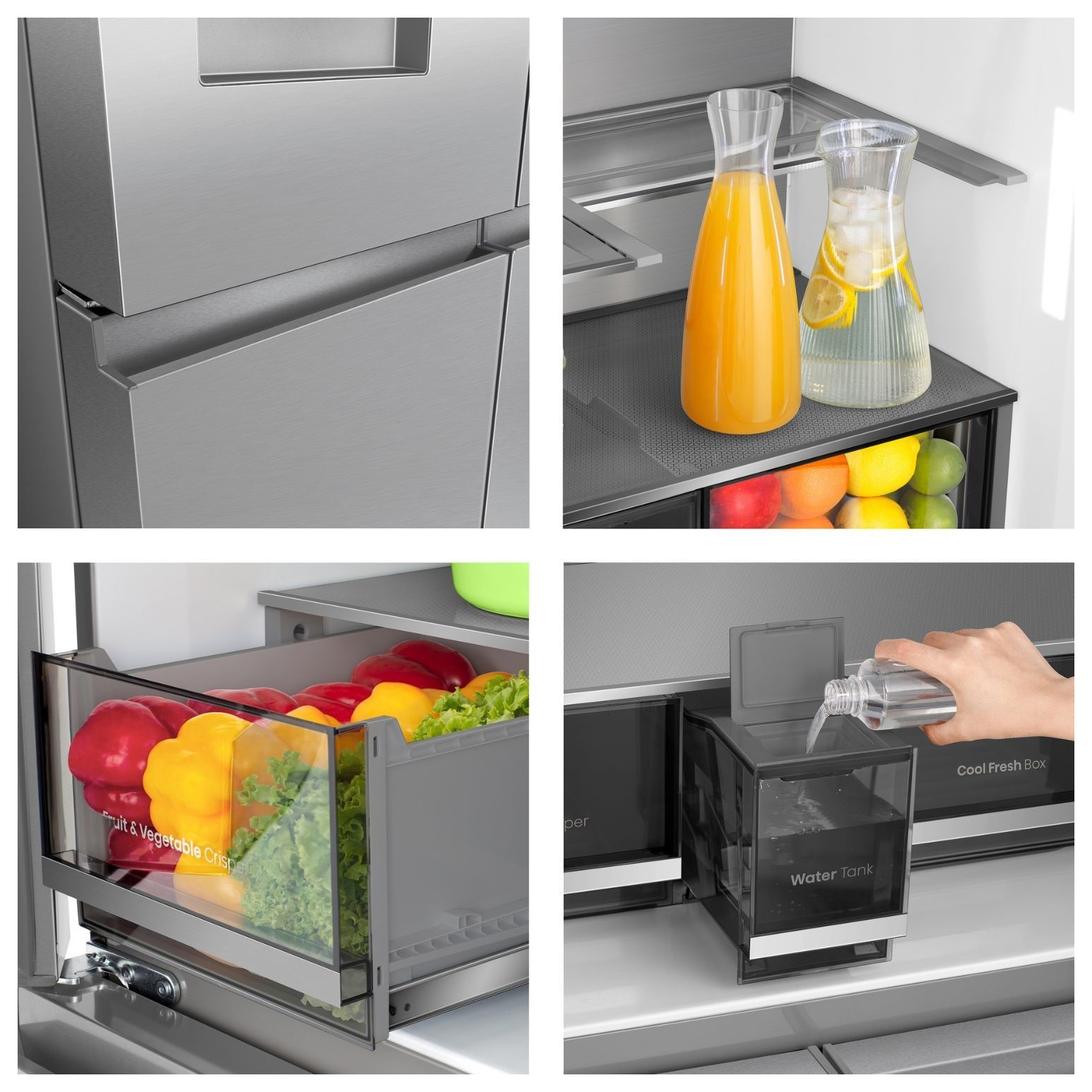 Hisense RQ5P640SYSD American Fridge Freezer in Stainless Steel with Ic, photo 2