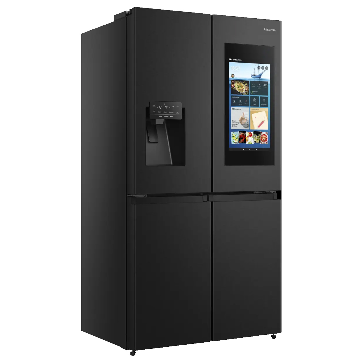 Hisense RQ760N4IFE American Fridge Freezer in Black with Ice Water Plu, photo 2