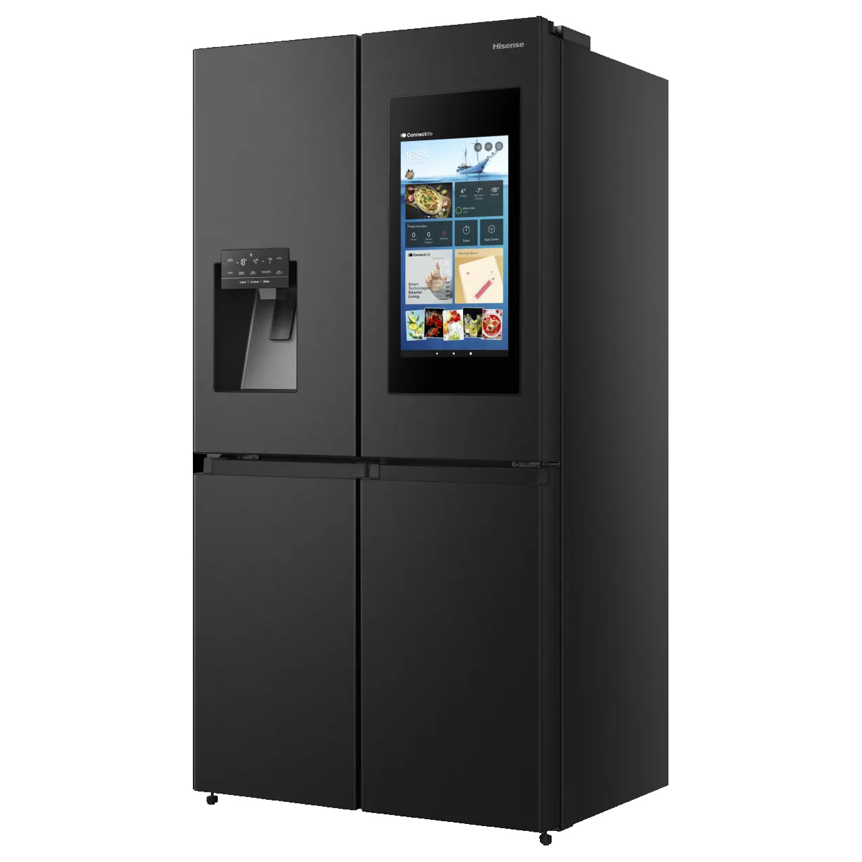 Hisense RQ760N4IFE American Fridge Freezer in Black with Ice Water Plu, photo 5