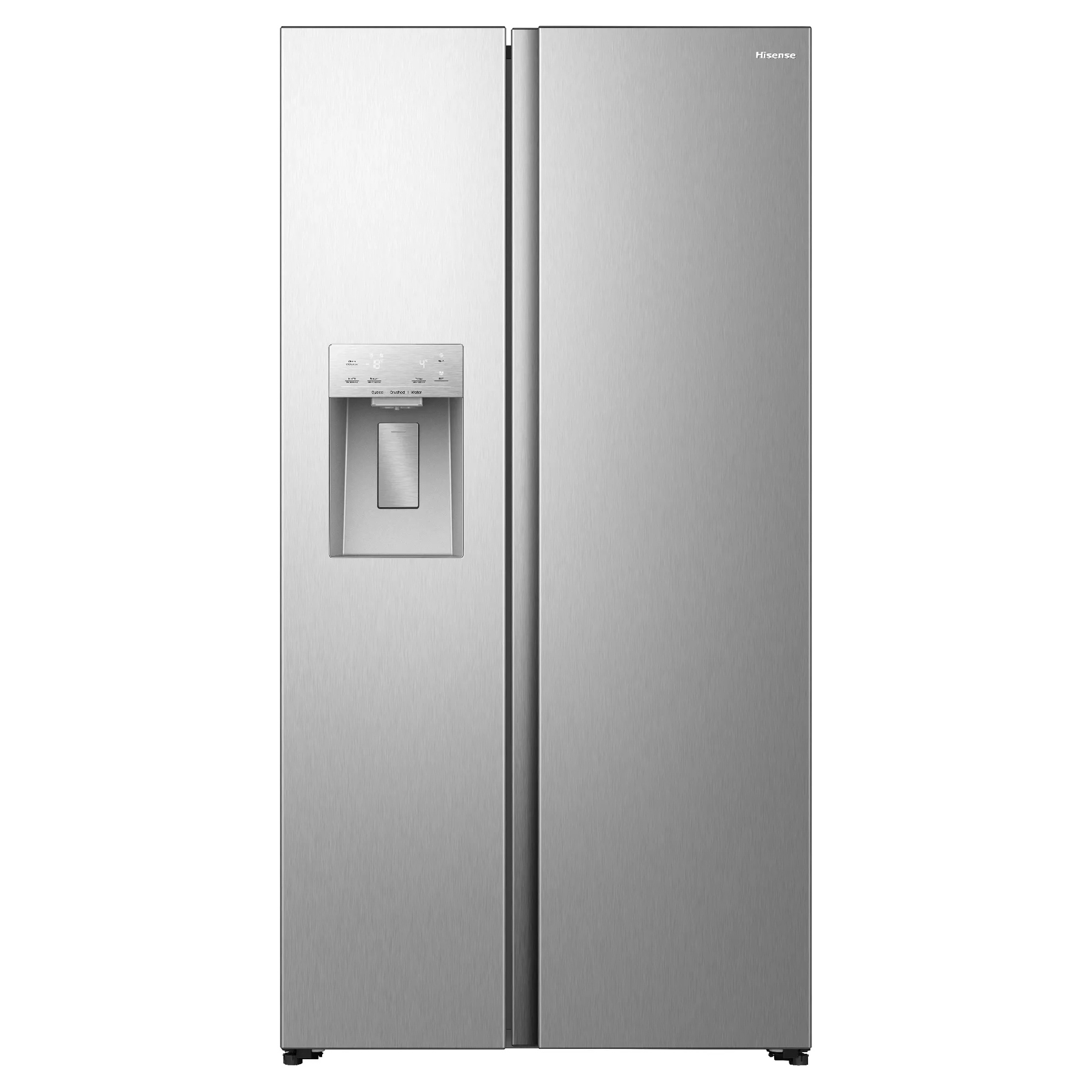 Hisense RS5P528SPIC American Fridge Freezer in Silver with Ice Water P
