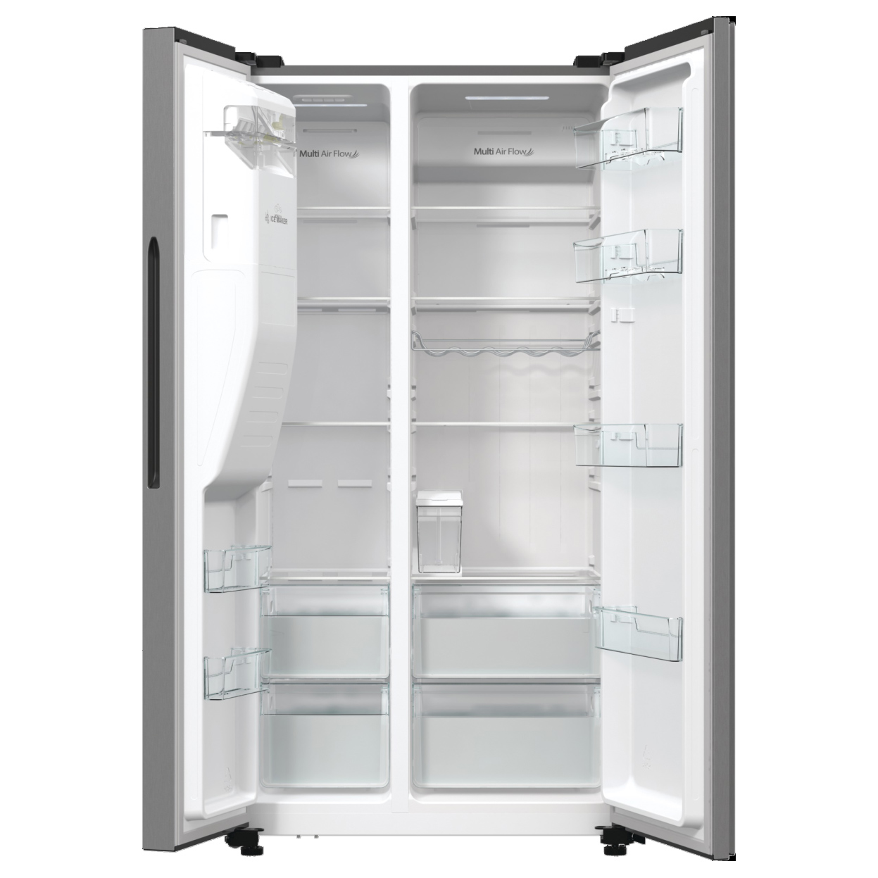 Hisense RS5P535NTCD American Fridge Freezer in Grey with Ice Water Non, photo 5