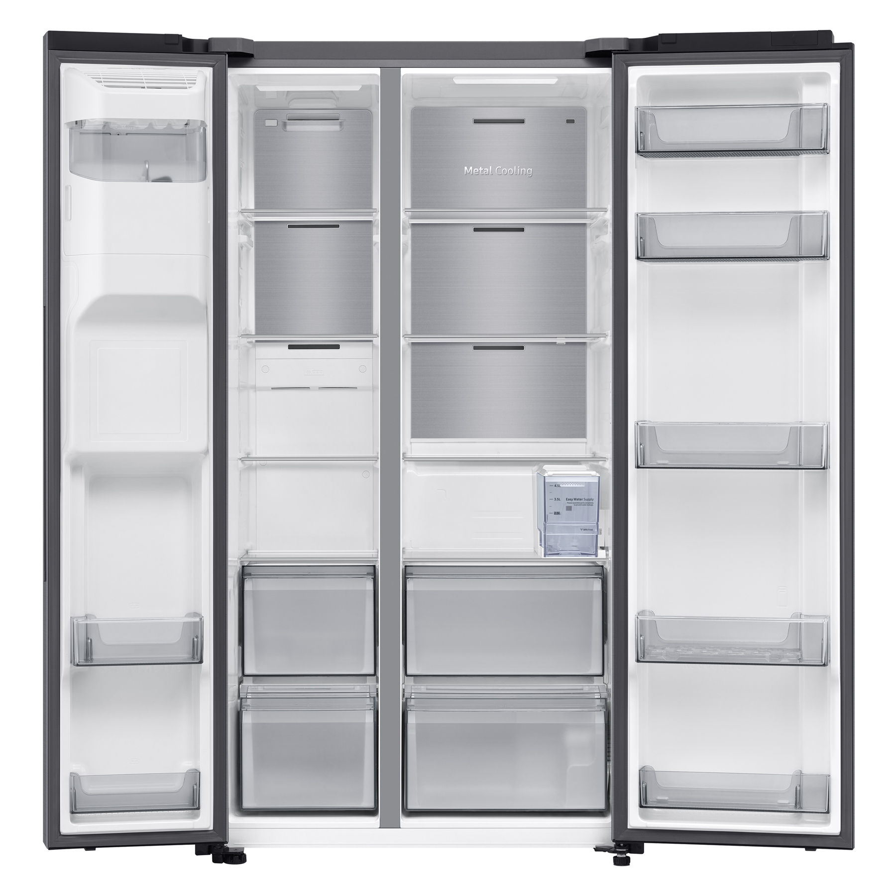 Samsung RS70F65KETEU Series 6 American Fridge Freezer in Silver with I, photo 5