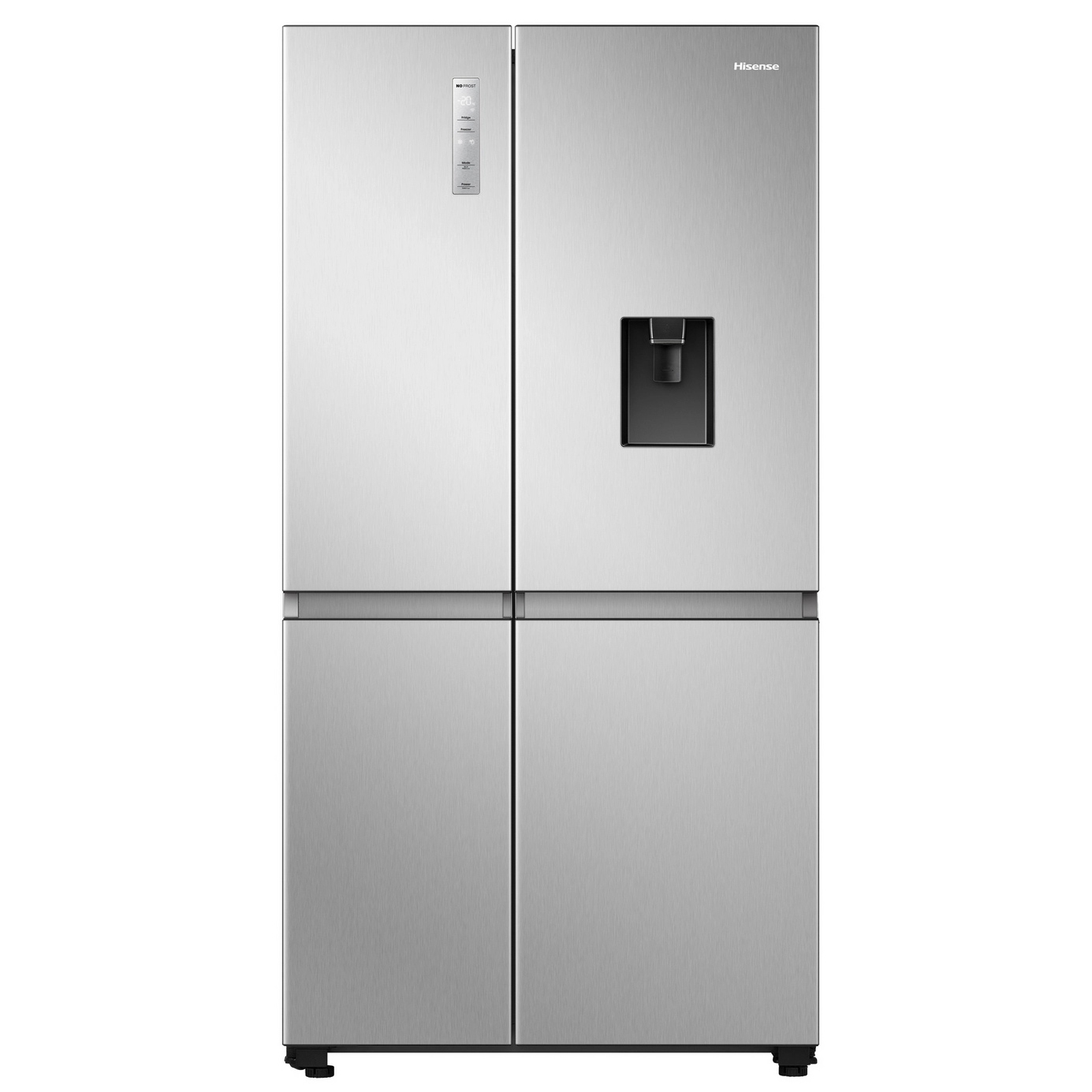 Hisense RS840N4WCE American Fridge Freezer in Stainless Steel with Wat