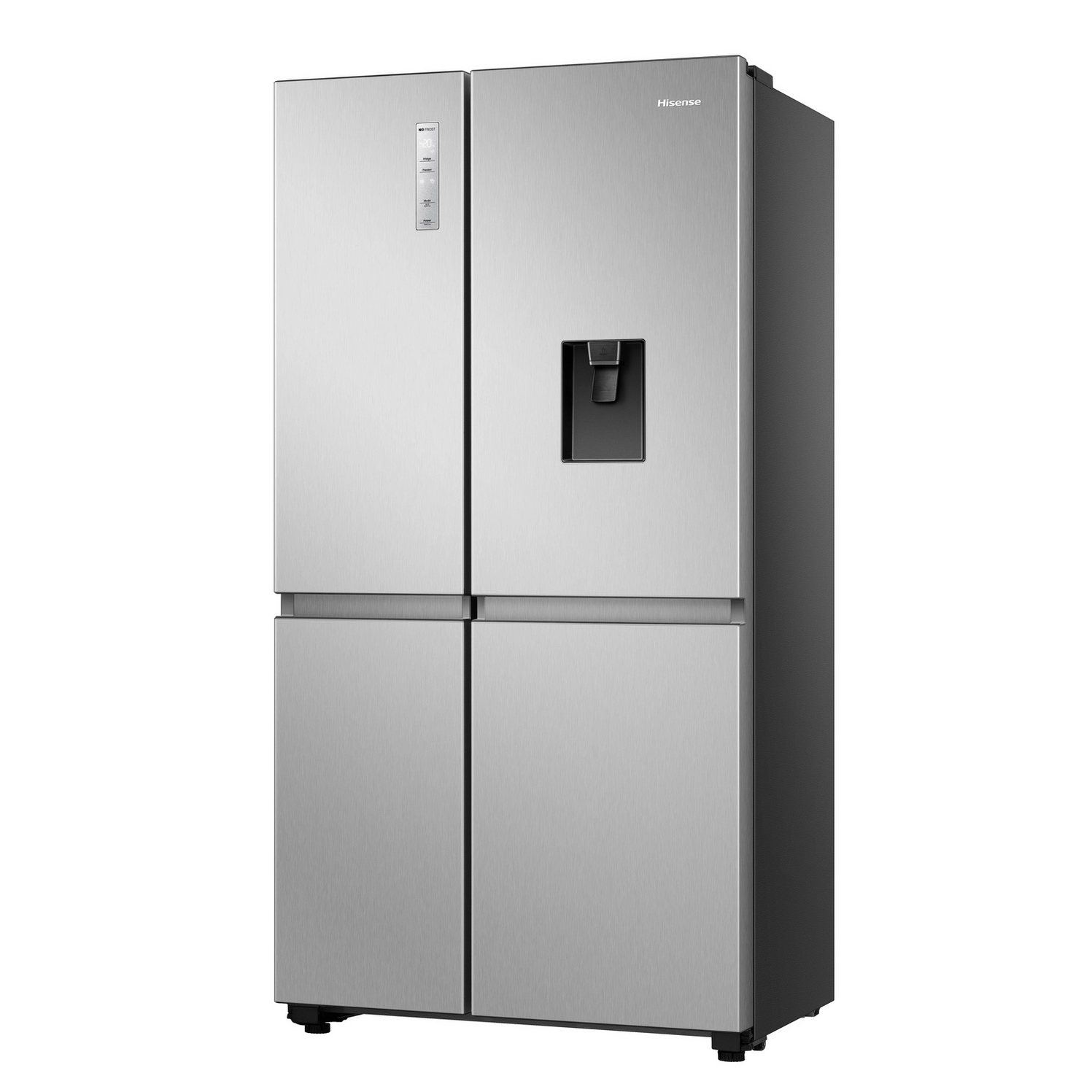 Hisense RS840N4WCE Freestanding Frost Free American Fridge Freezer Stainless Steel, photo 3