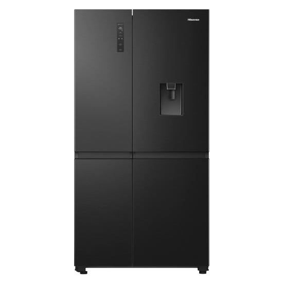 Hisense RS840N4WFE American Fridge Freezer in Black with Water Non Plu